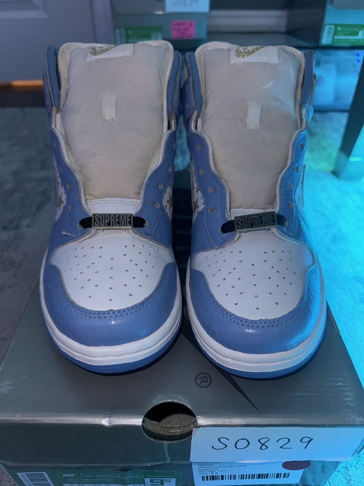 Nike × Supreme Nike Dunk High Pro SB x Supreme Size US 9.5 / EU 42-43 - 3 Thumbnail
