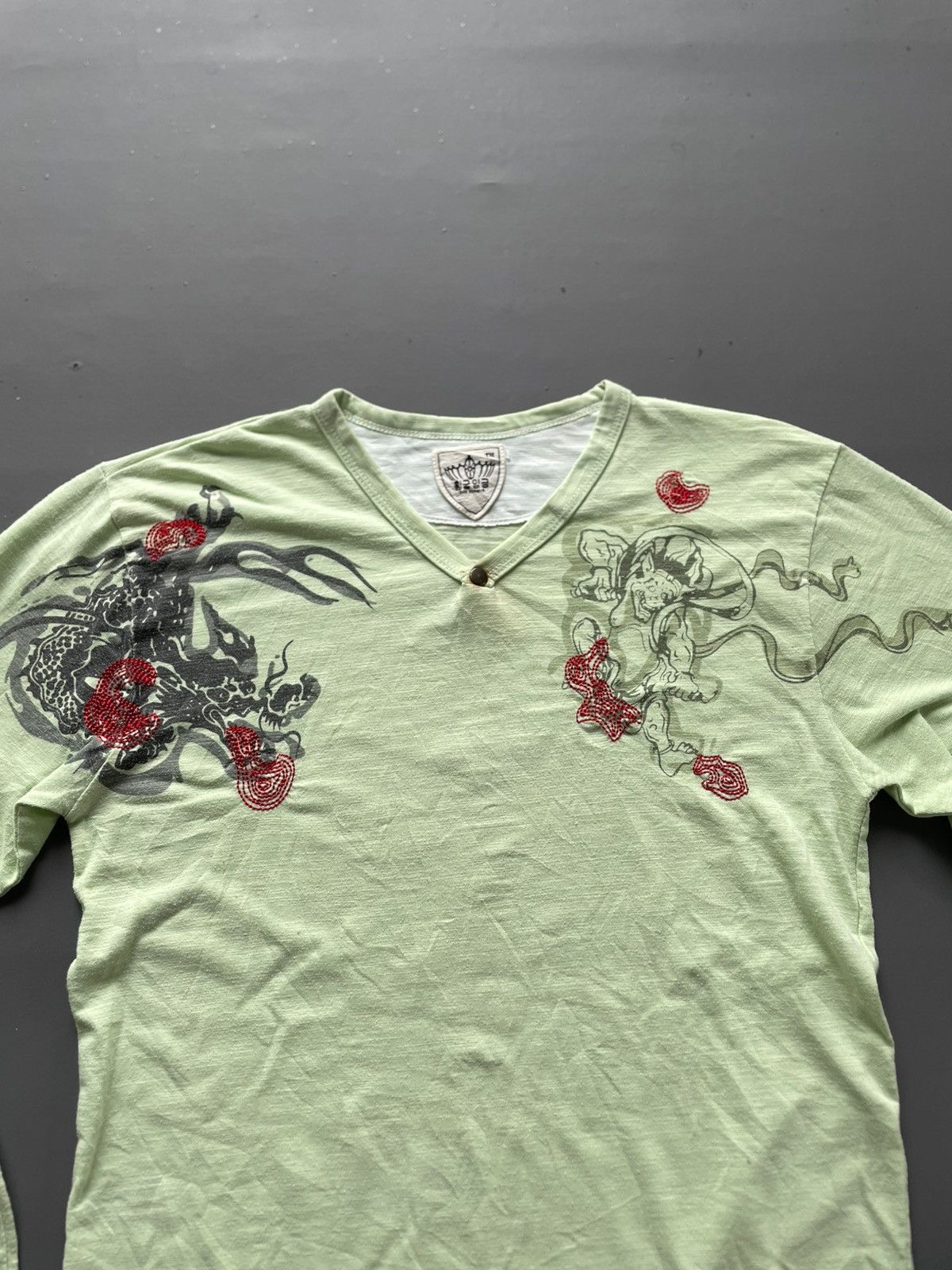 Japanese Brand Japanese Souvenir Sukajan Traditional Longsleeve Poem Lgb Size US M / EU 48-50 / 2 - 2 Thumbnail
