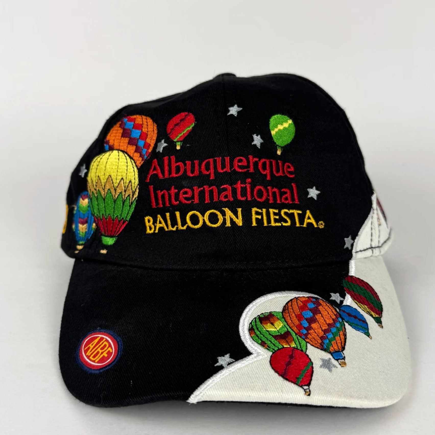 Vintage VINTAGE Albuquerque International Balloon Fiesta Embroidered Hat All Over 08 Y2K Adjustable Cotton Black HaT Cap Mens Size ONE SIZE - 2 Thumbnail