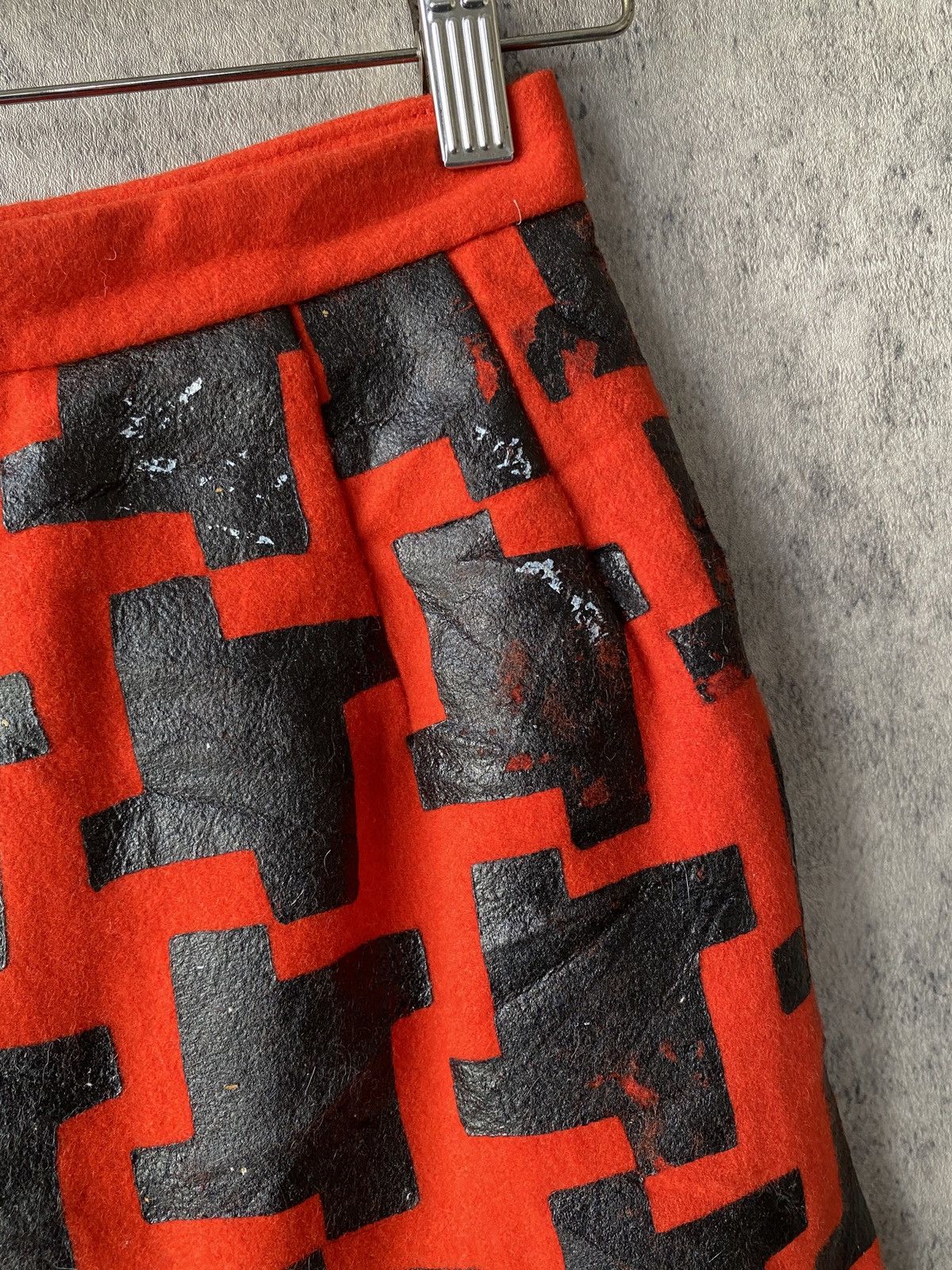 Comme des Garcons AD1991 Comme Des Garcons Wool Skirt Size 23" - 5 Thumbnail