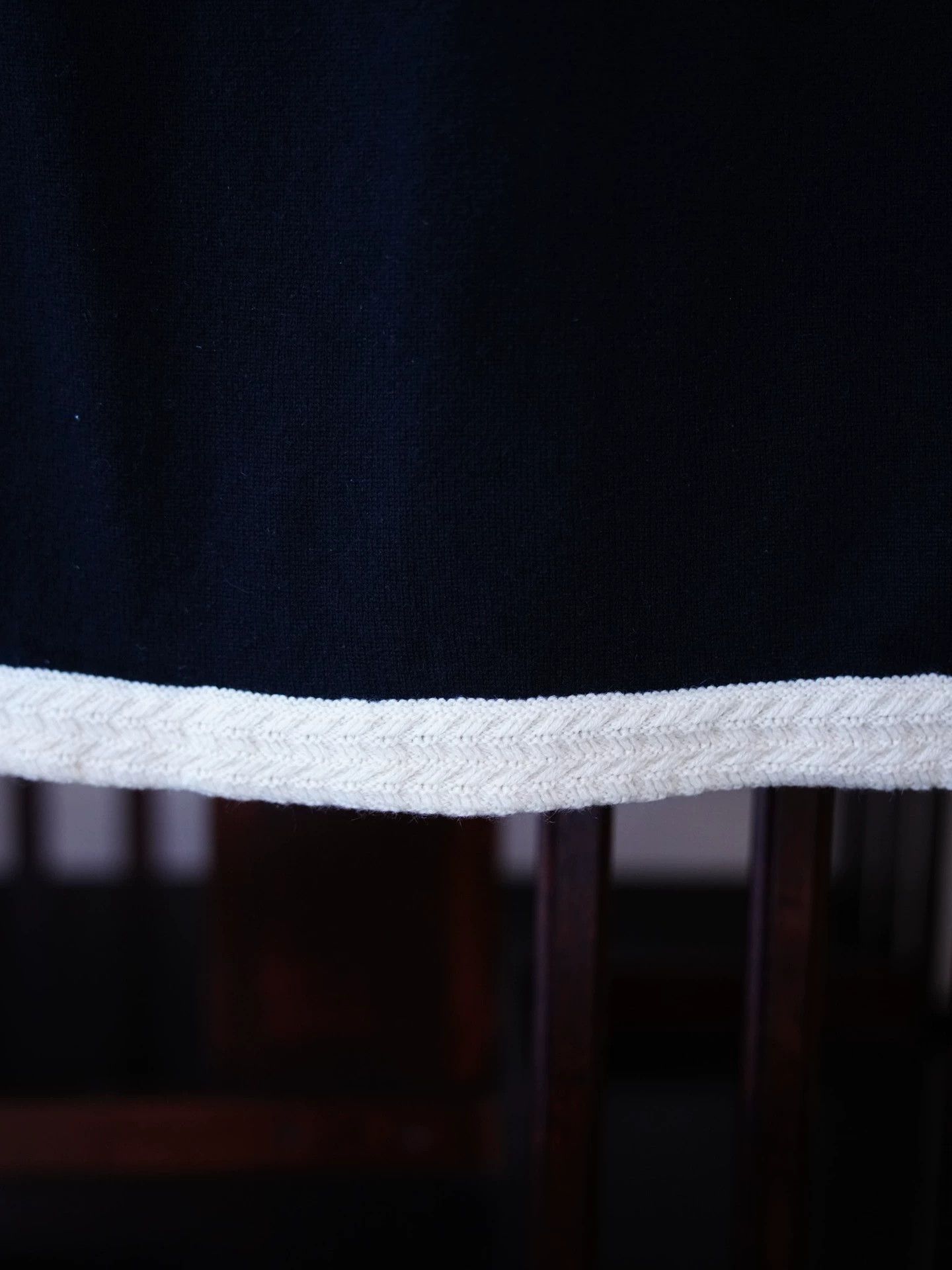 Chanel Chanel Black & White Bow Cashmere Vest Dress FR36 S Size XS / US 0-2 / IT 36-38 - 8 Thumbnail