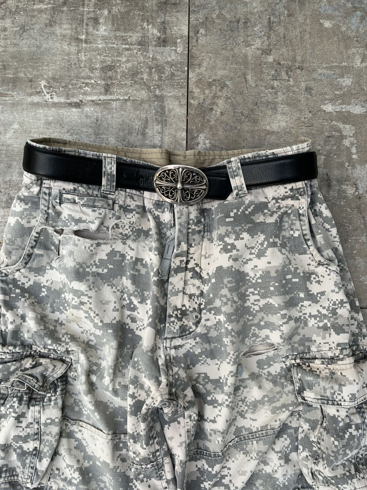 Vintage Vintage Faded Digi Camo Short Thrashed Size US 34 / EU 50 - 6 Thumbnail