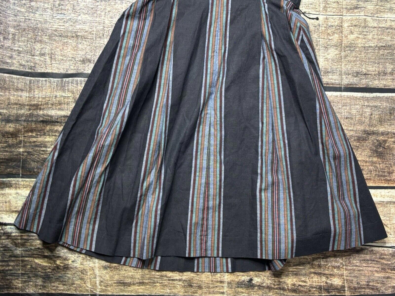 L.L. Bean LL Bean Signature Dress Women's Size 4 Striped Cotton A-Line Size S / US 4 / IT 40 - 9 Thumbnail
