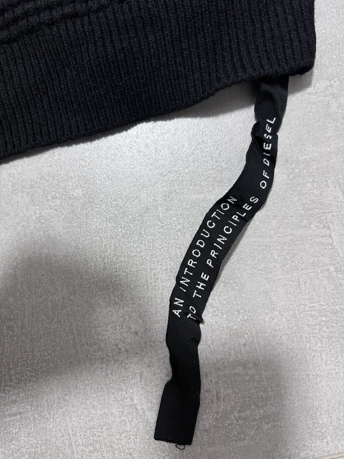 Diesel Diesel Black K-Rushis Sweater Knit Wool Combination Size S Size US S / EU 44-46 / 1 - 5 Thumbnail