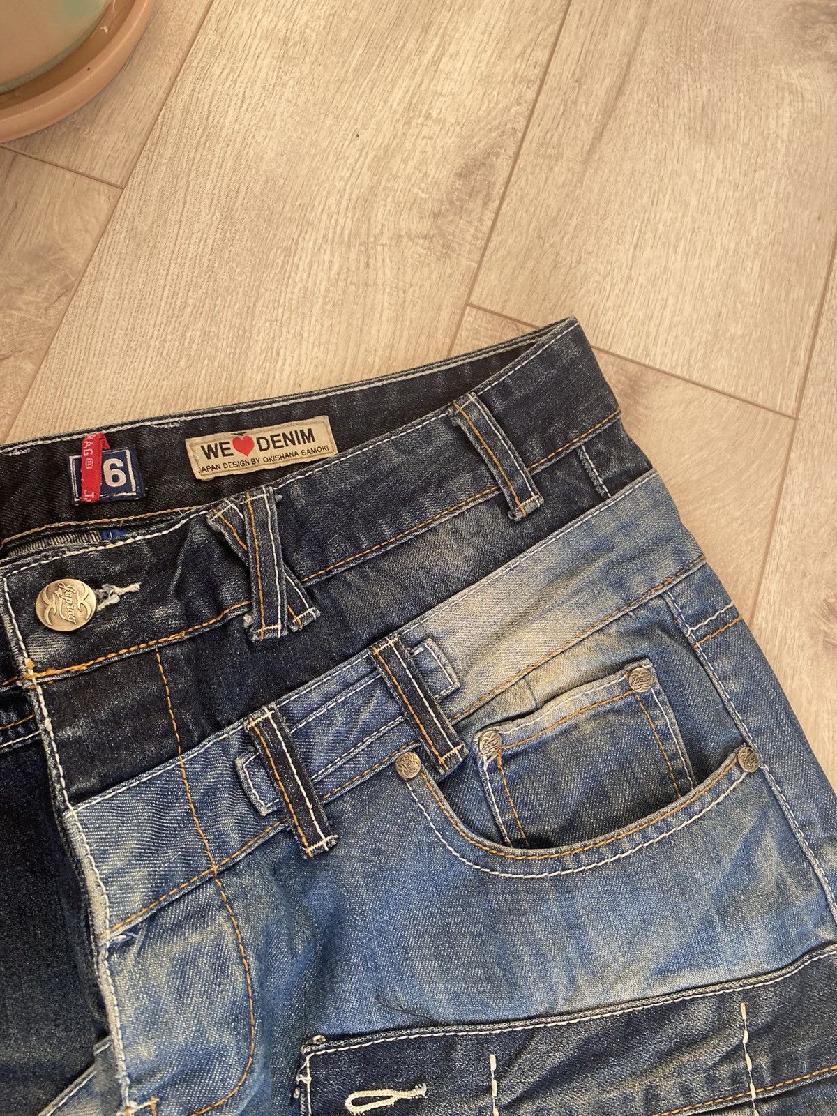 Japanese Brand Vintage Japrag Japanese Avant Garde Jeans Denim Rare Faded Size US 36 / EU 52 - 17 Thumbnail