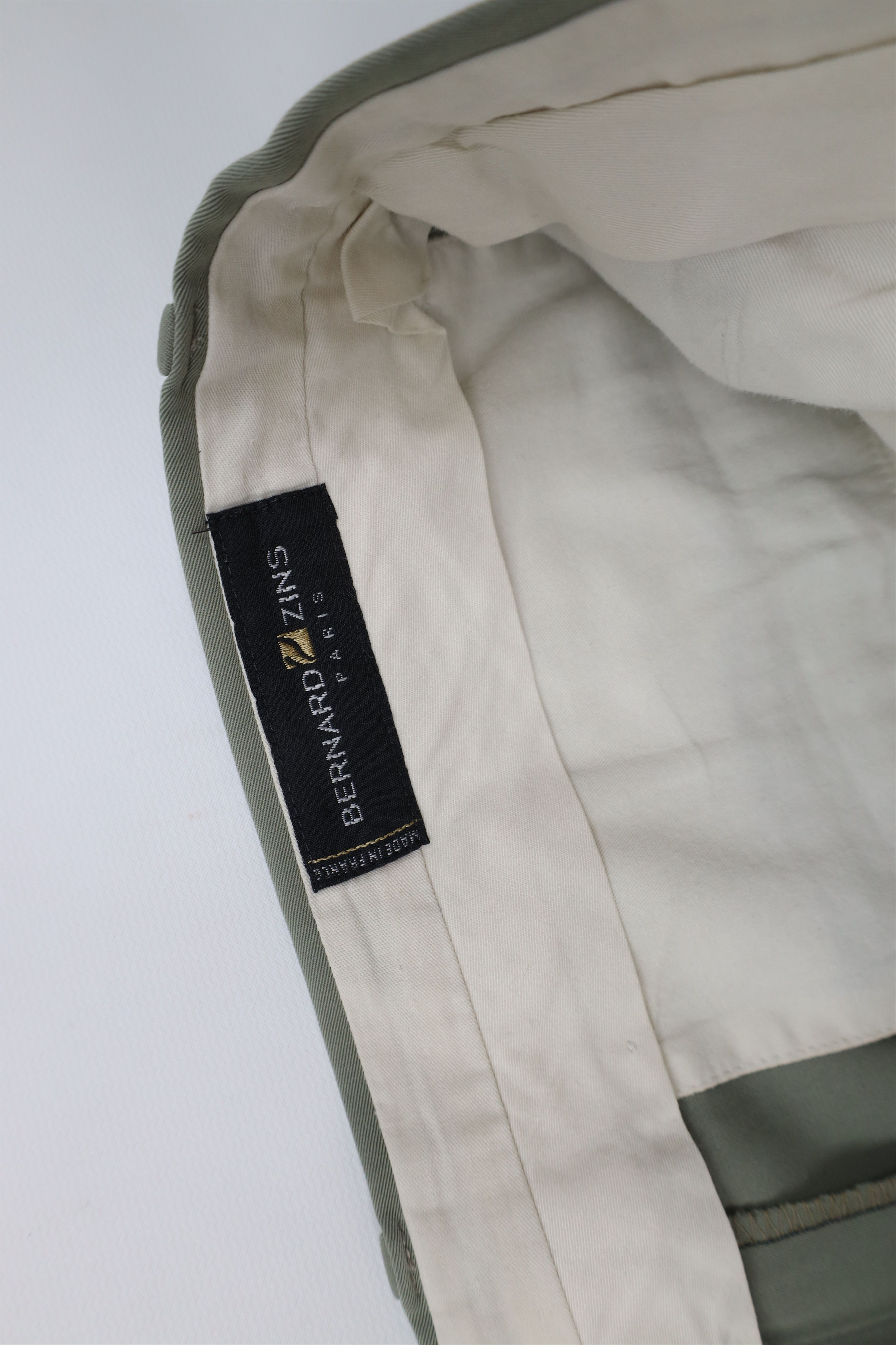 Vintage Vintage 90s Streetwear Knit Wide Leg Chino Pants Light Green Size US 34 / EU 50 - 9 Thumbnail