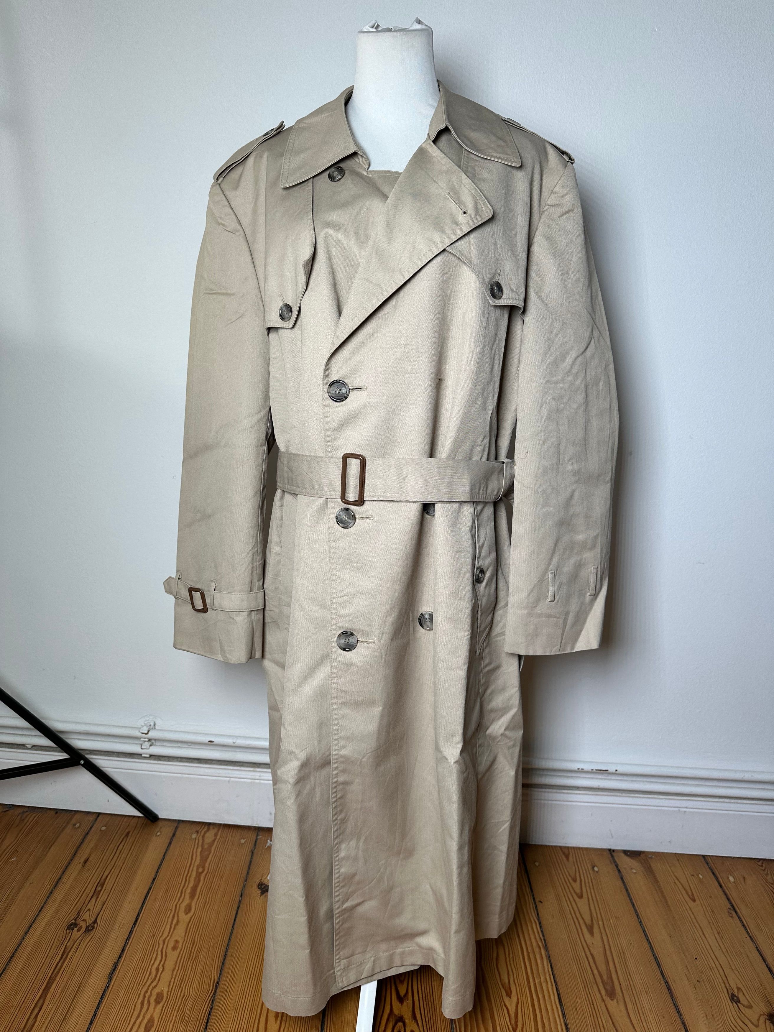Dior Vintage Canvas Trenchcoat L Beige Size US L / EU 52-54 / 3 - 1 Thumbnail