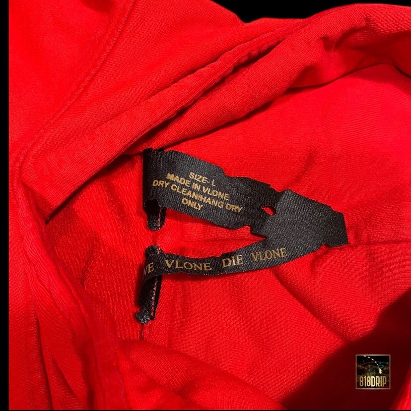 Vlone Vlone Black Friends Red Hoodie (L) Size US L / EU 52-54 / 3 - 5 Thumbnail