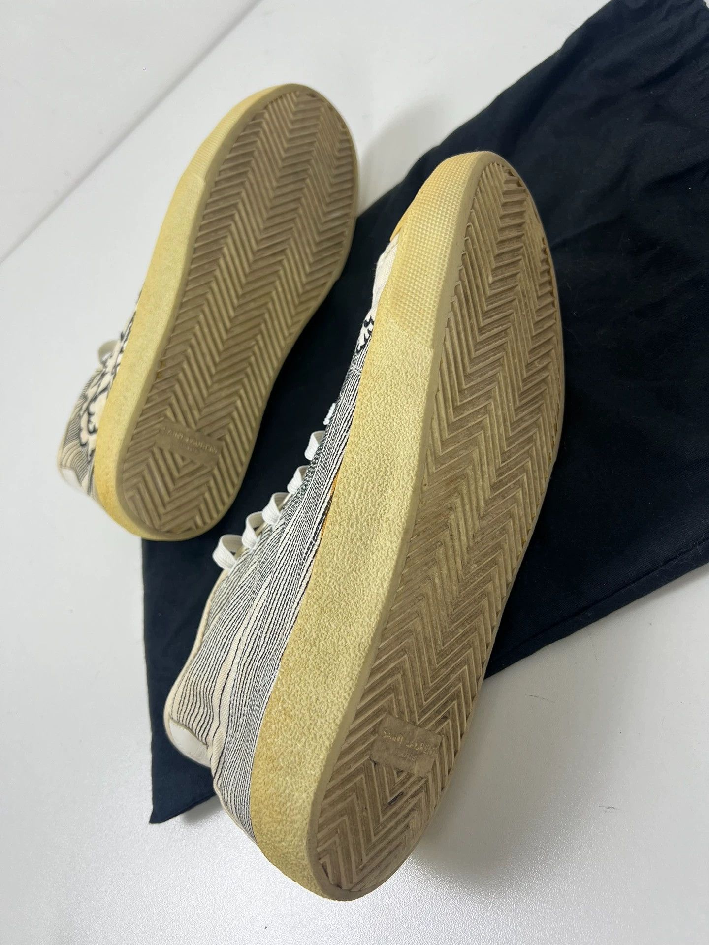 Saint Laurent Paris SLP 16ss Exploding Fist High-Top Sneaker 41 Size US 8 / EU 41 - 6 Thumbnail
