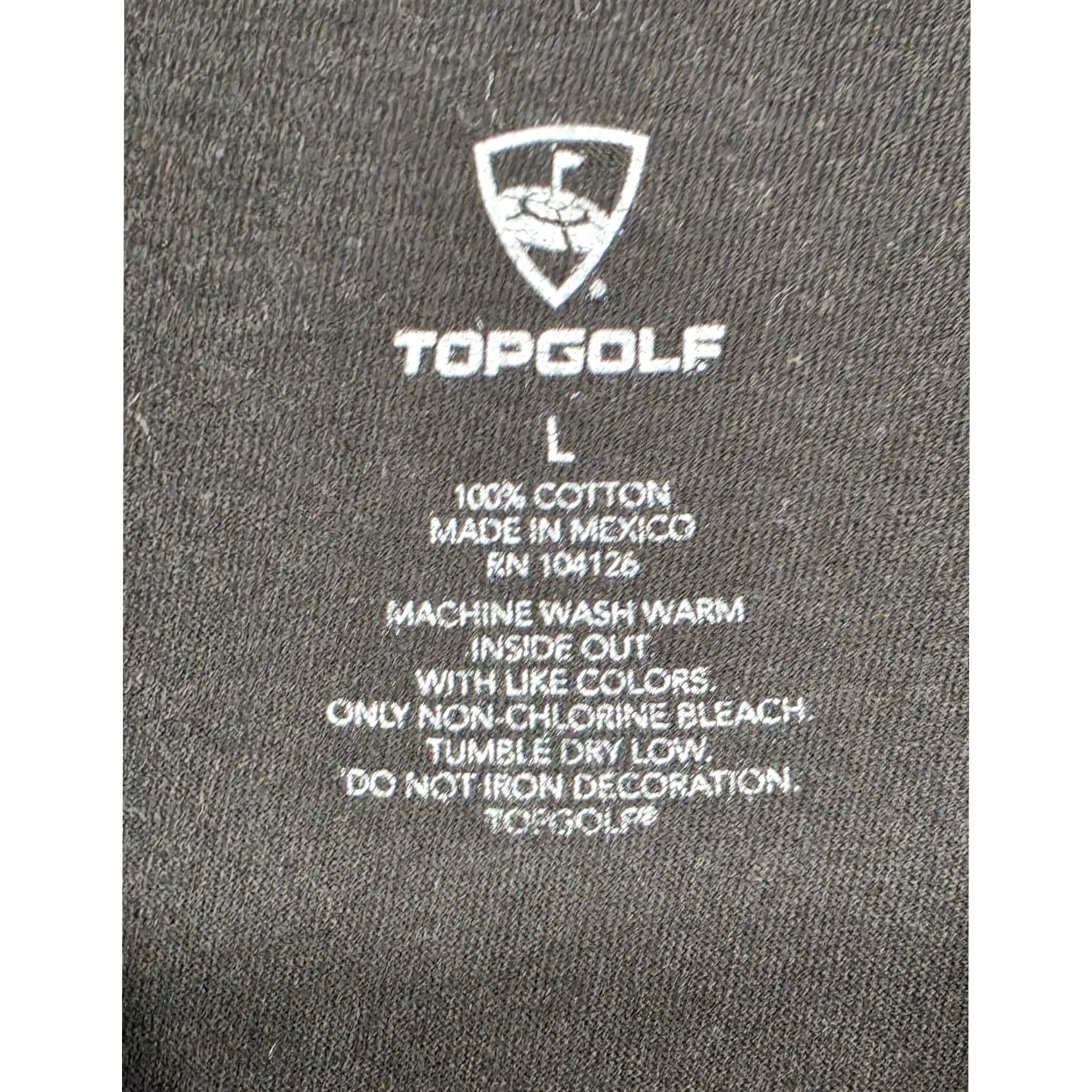 Vintage Top Golf T Shirt Mens Large Graphic Tropical Palm Trees Black L Regular Mens Size US L / EU 52-54 / 3 - 4 Thumbnail