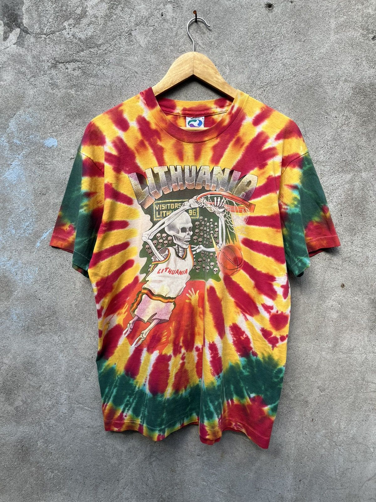 Vintage Vintage 1992 Rare Greatful Dead Lithuania Summer Olympics Size US L / EU 52-54 / 3 - 1 Thumbnail