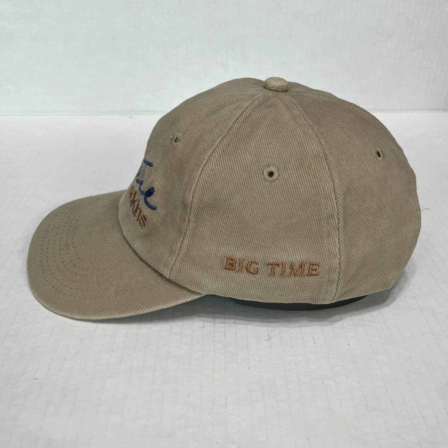 Vintage VINTAGE Unbranded Baseball Cap Hat Mens Beige One Size 90s Punk Retro Rock Trace Adkins Promo Cap Strap Back Big Time CD Release Vintage Hat Size ONE SIZE - 3 Thumbnail