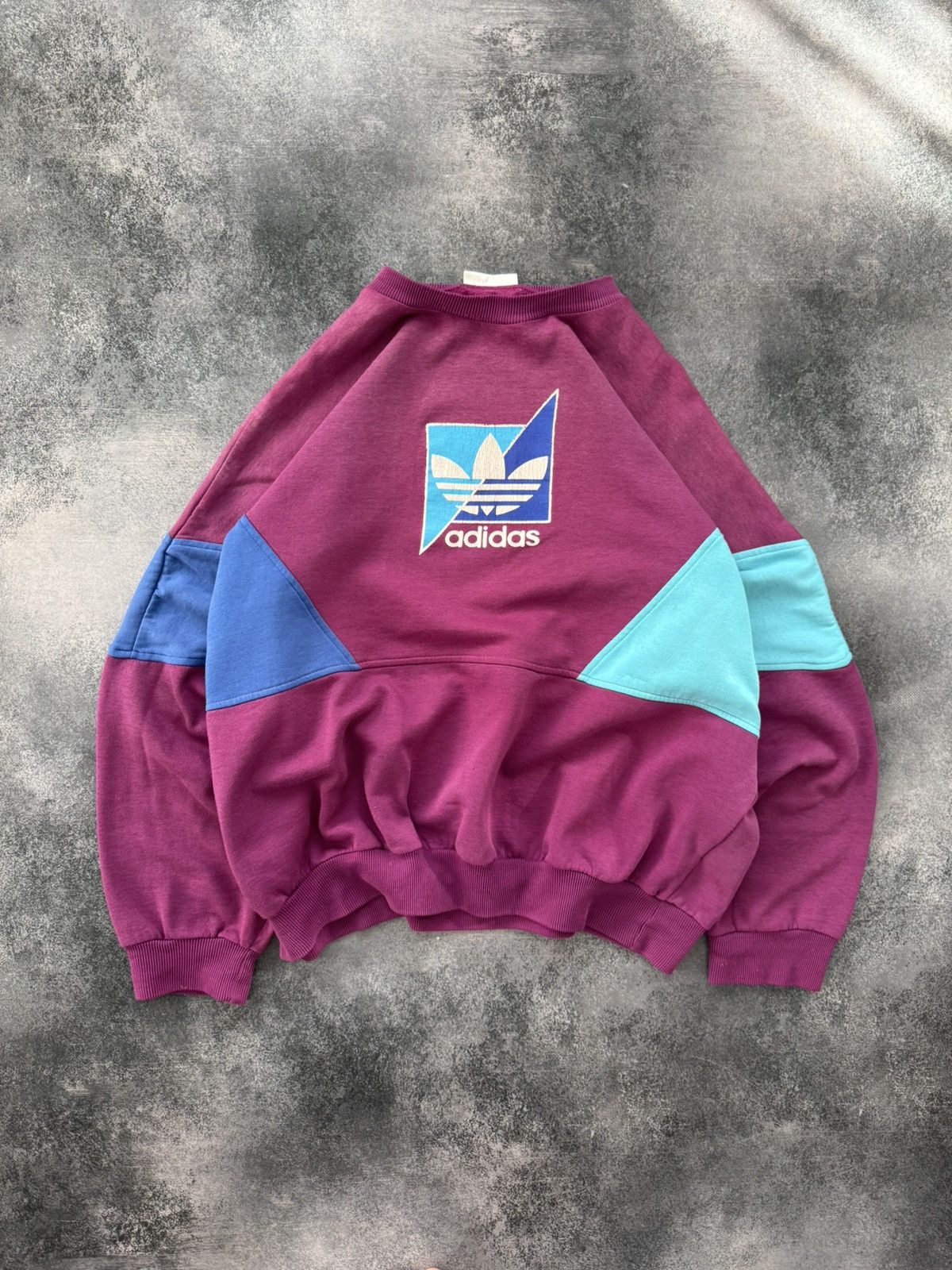 Adidas rare vintage adidas 90s big logo sweatshirt Size US XL / EU 56 / 4 - 1 Thumbnail
