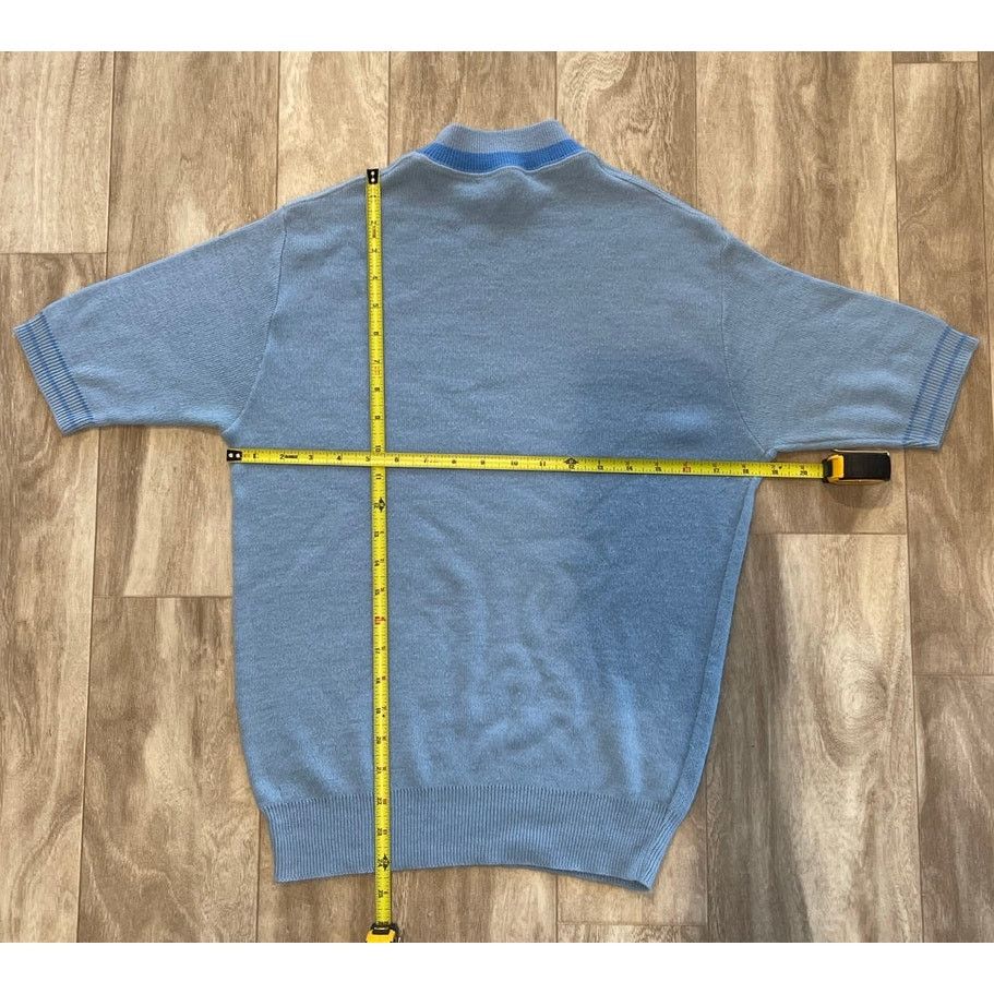 Vintage Cedar Hill 70s California Mock Neck Short Sleeve Knit S/M Size US S / EU 44-46 / 1 - 4 Thumbnail