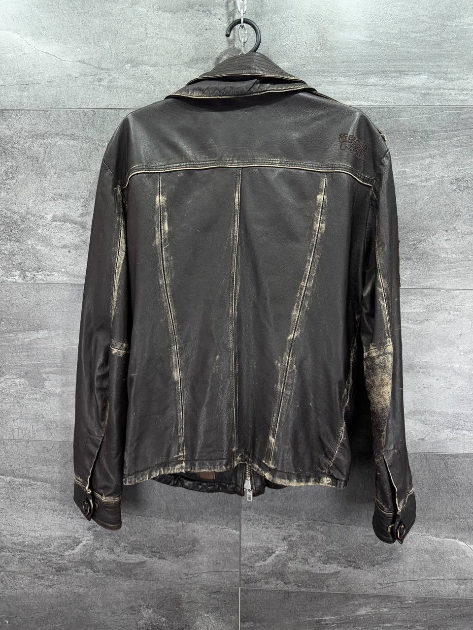 Superdry Crazy True Cycle Rider Baker Superdry Brad Leather Jacket Size US M / EU 48-50 / 2 - 13 Thumbnail