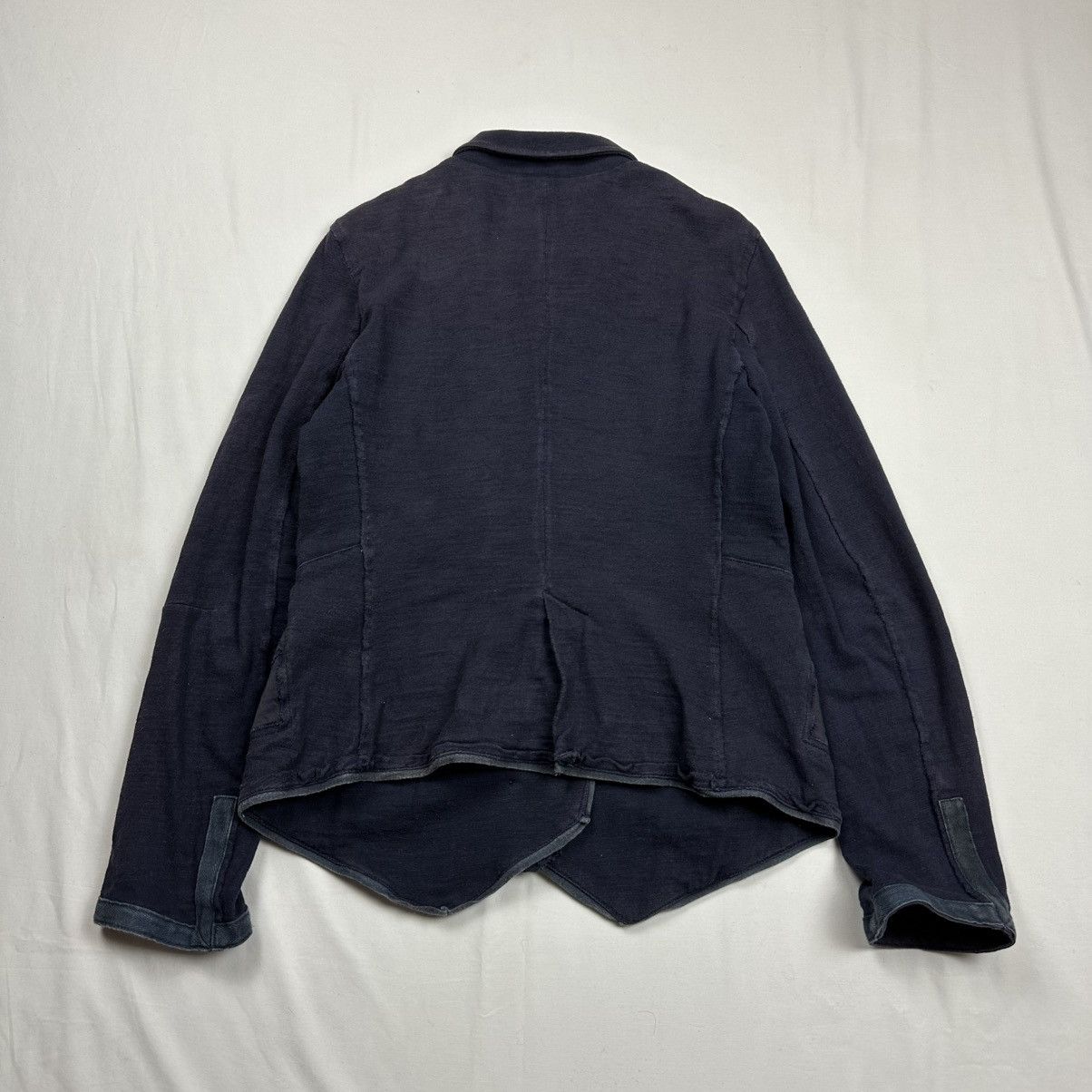 Marithe + Francois Girbaud 00s Marithe Francois Girbaud Asymmetrical Napoleon Cardigan Size L / US 10 / IT 46 - 5 Thumbnail