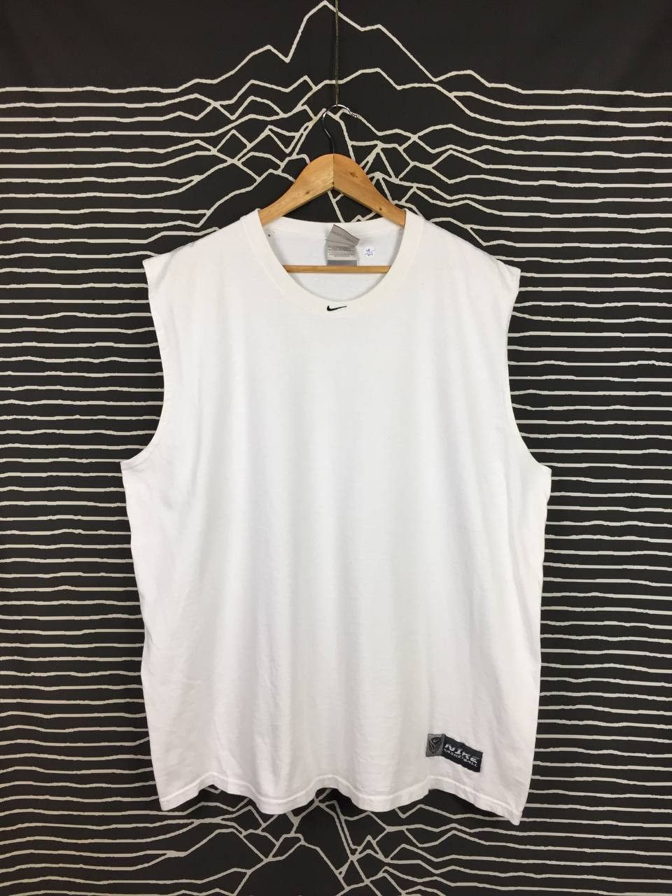 Nike × Vintage Vtg 00s Nike Grey Label Nike Basketball Sleeveless Tee Size US XXL / EU 58 / 5 - 1 Thumbnail