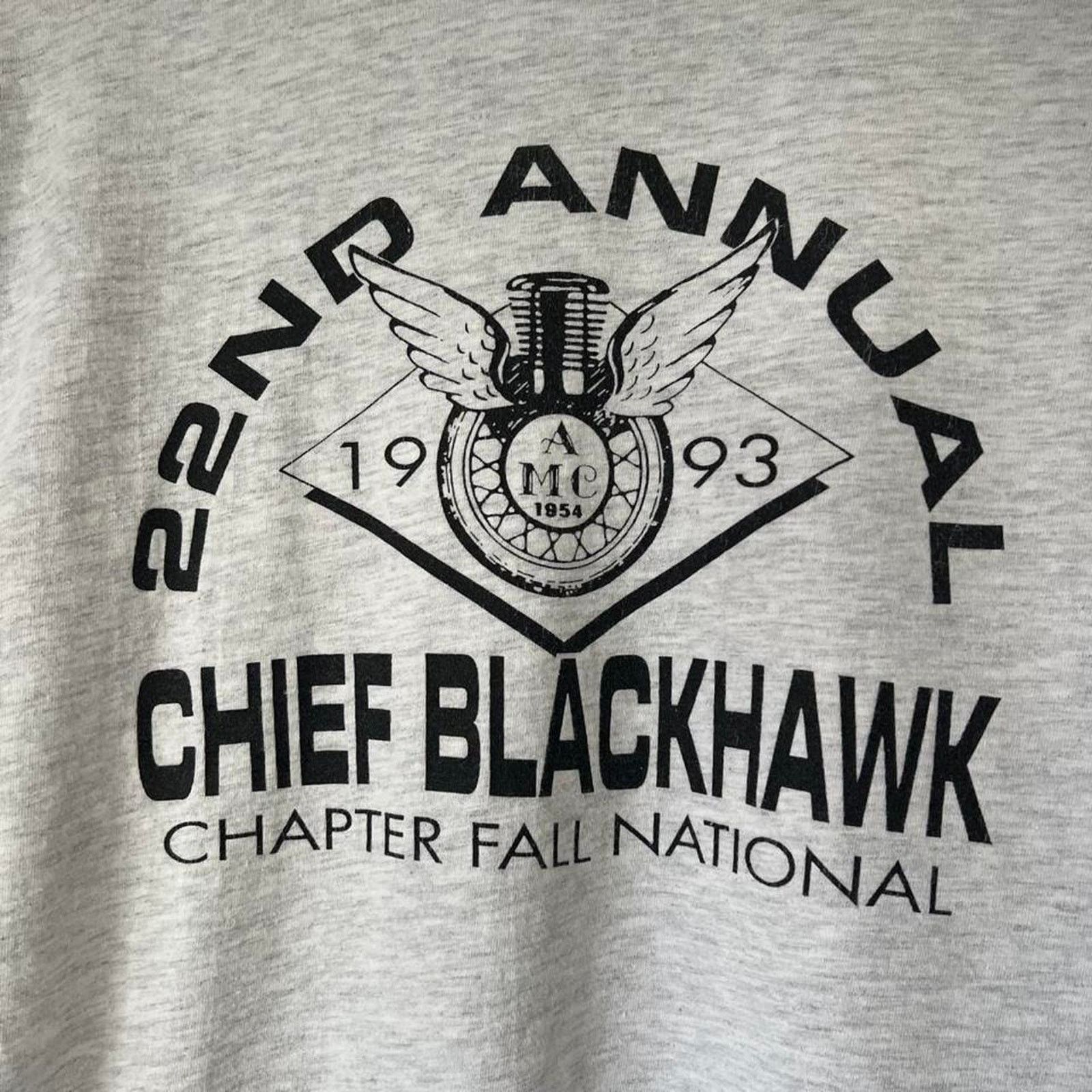 Harley Davidson 90s Harley-Davidson Tee | Chief Blackhawk 90th Anniversary Size US XL / EU 56 / 4 - 6 Thumbnail