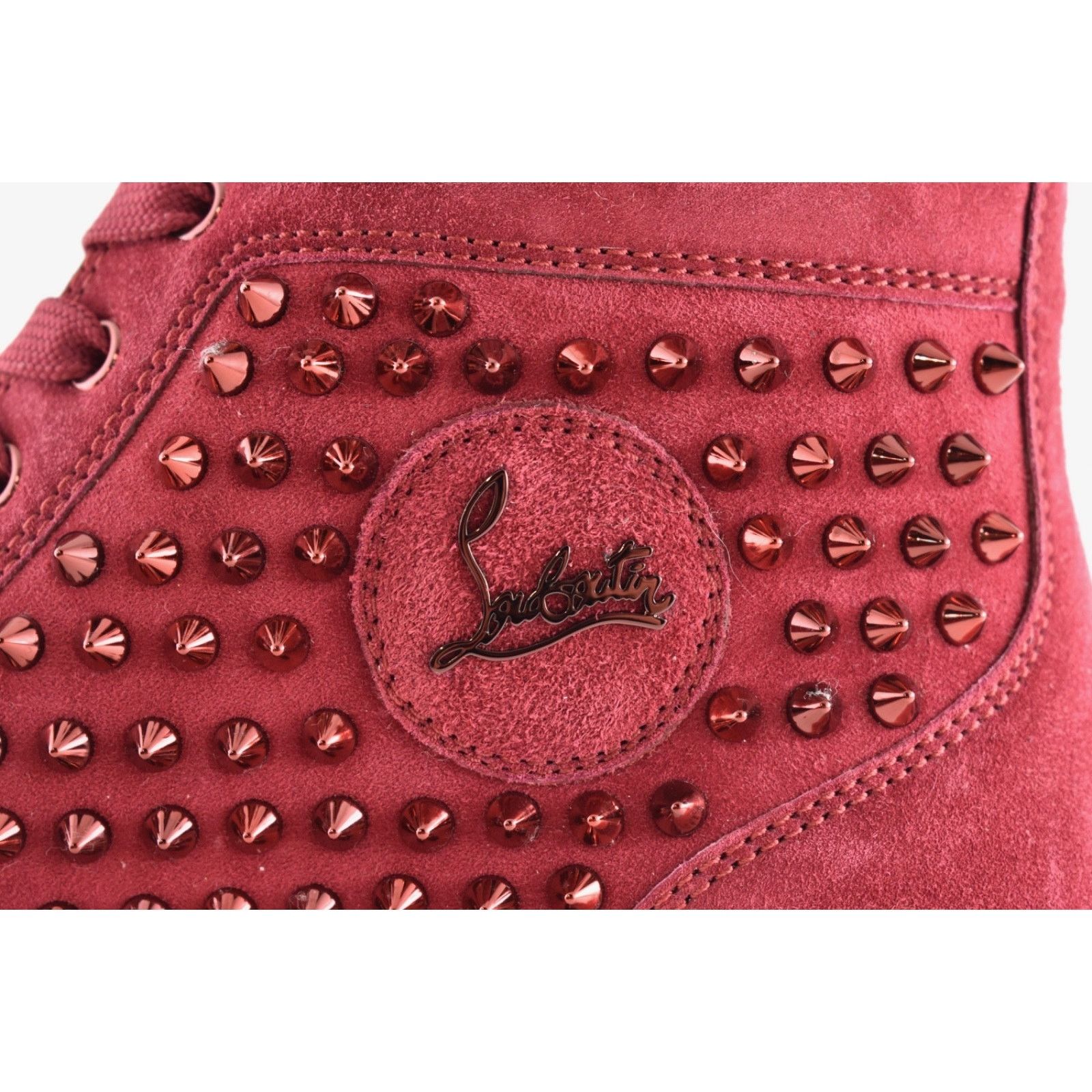 Christian Louboutin Christian Louboutin Men Louis Flat Spike Sanguine Red High Size US 10.5 / EU 43-44 - 9 Thumbnail