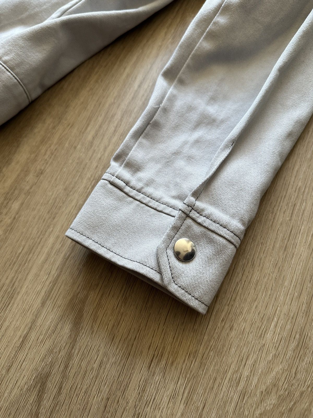 AFFXWRKS FINAL DROP: Affix Light Gray Two Way Zip Service Jacket Size US M / EU 48-50 / 2 - 10 Thumbnail