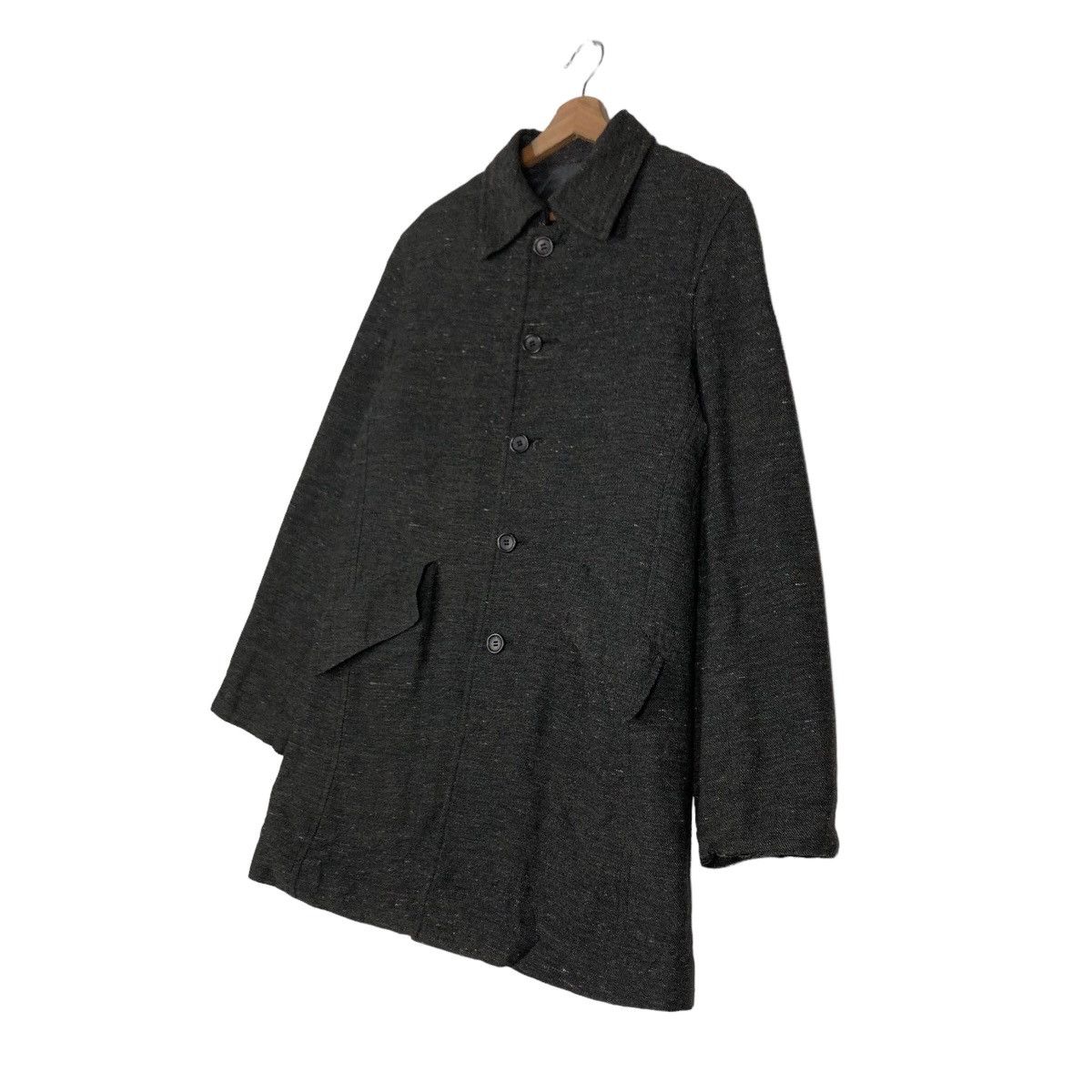 PPFM 🔥Vtg Wool Long Jacket Herringbone PPFM Japan Made Size US M / EU 48-50 / 2 - 2 Thumbnail