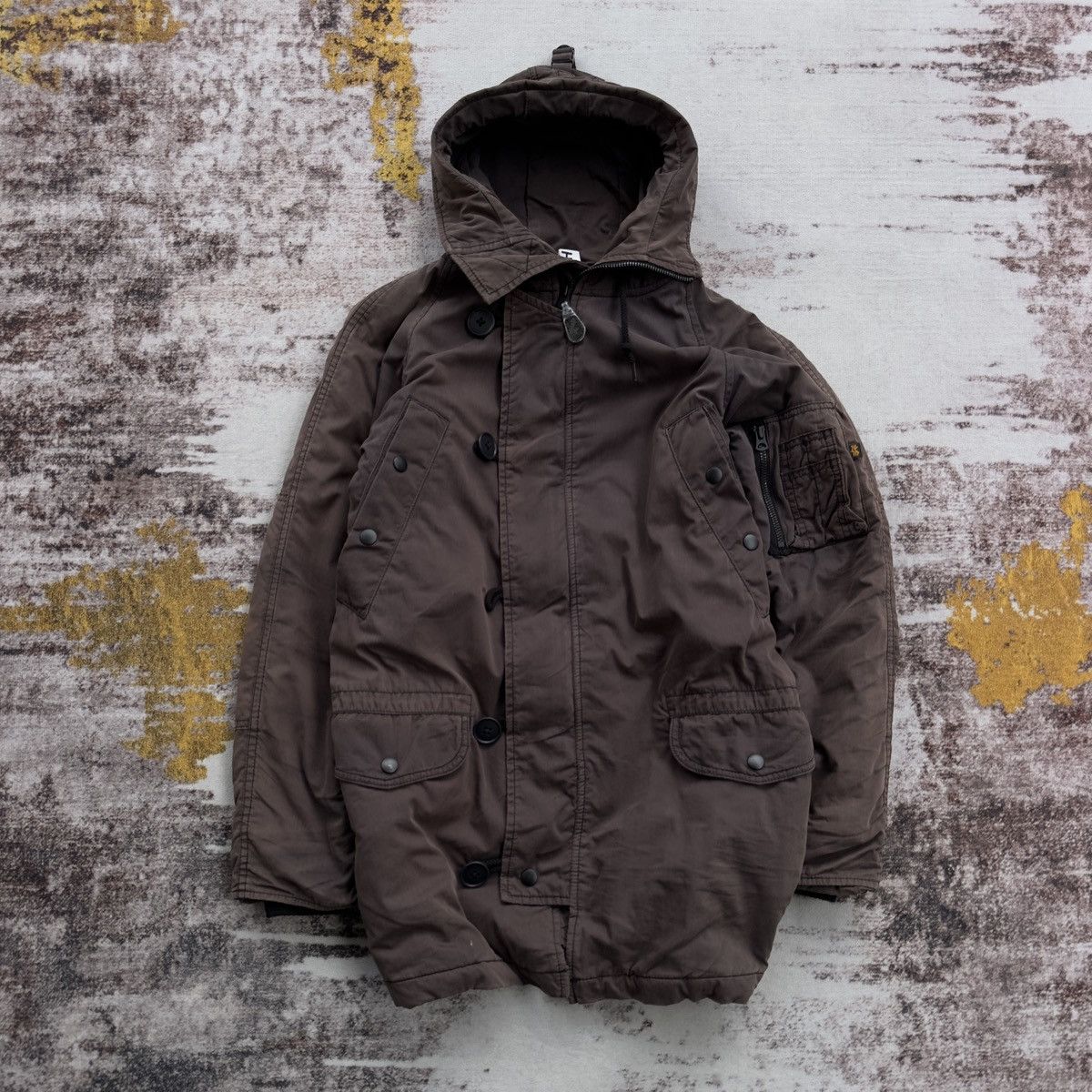 Alpha Industries VINTAGE ALPHA INDUSTRIES HOODED M65 FISHTAIL PARKA JACKET Size XS / US 0-2 / IT 36-38 - 1 Thumbnail
