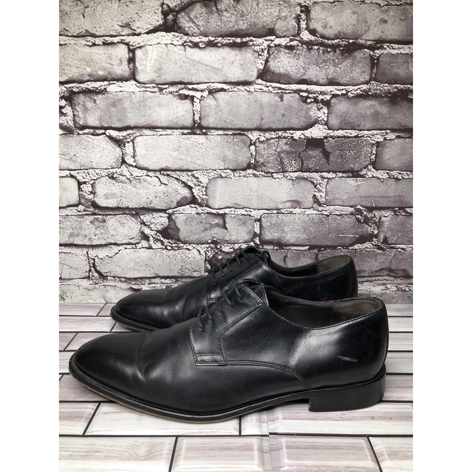 To Boot New York To Boot New York NUOVO Black Leather Lace Up Dress Oxfords M Size US 11 / EU 44 - 22 Thumbnail
