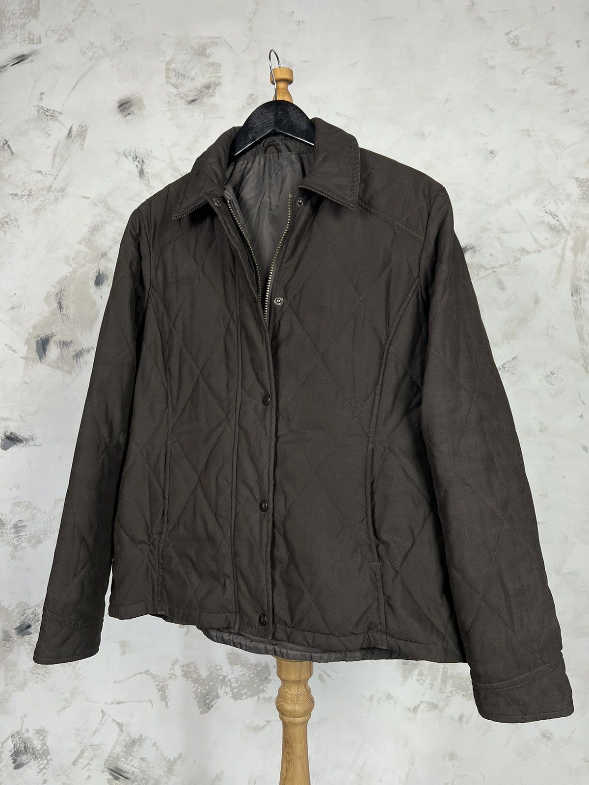 Barbour Vintage Barbour Brown Quilted Jacket Size Uk 18 USA 14 Size XL / US 12-14 / IT 48-50 - 1 Thumbnail
