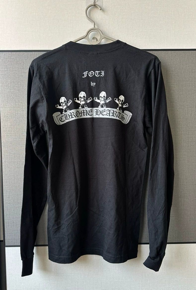 Chrome Hearts Chrome Hearts Chrome Hearts Long Sleeve Skull Collaboratio Size US S / EU 44-46 / 1 - 2 Thumbnail