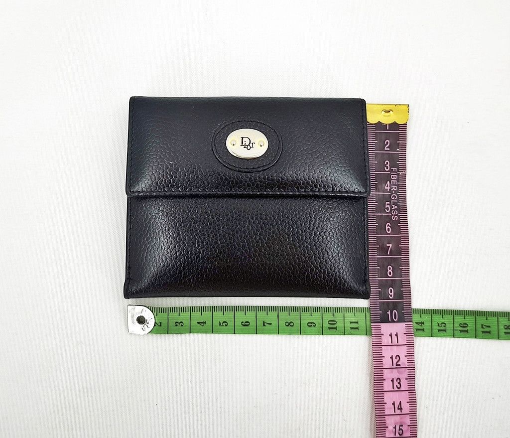 Dior authentic CHRISTIAN DIOR vintage full leather short wallet Size ONE SIZE - 13 Thumbnail