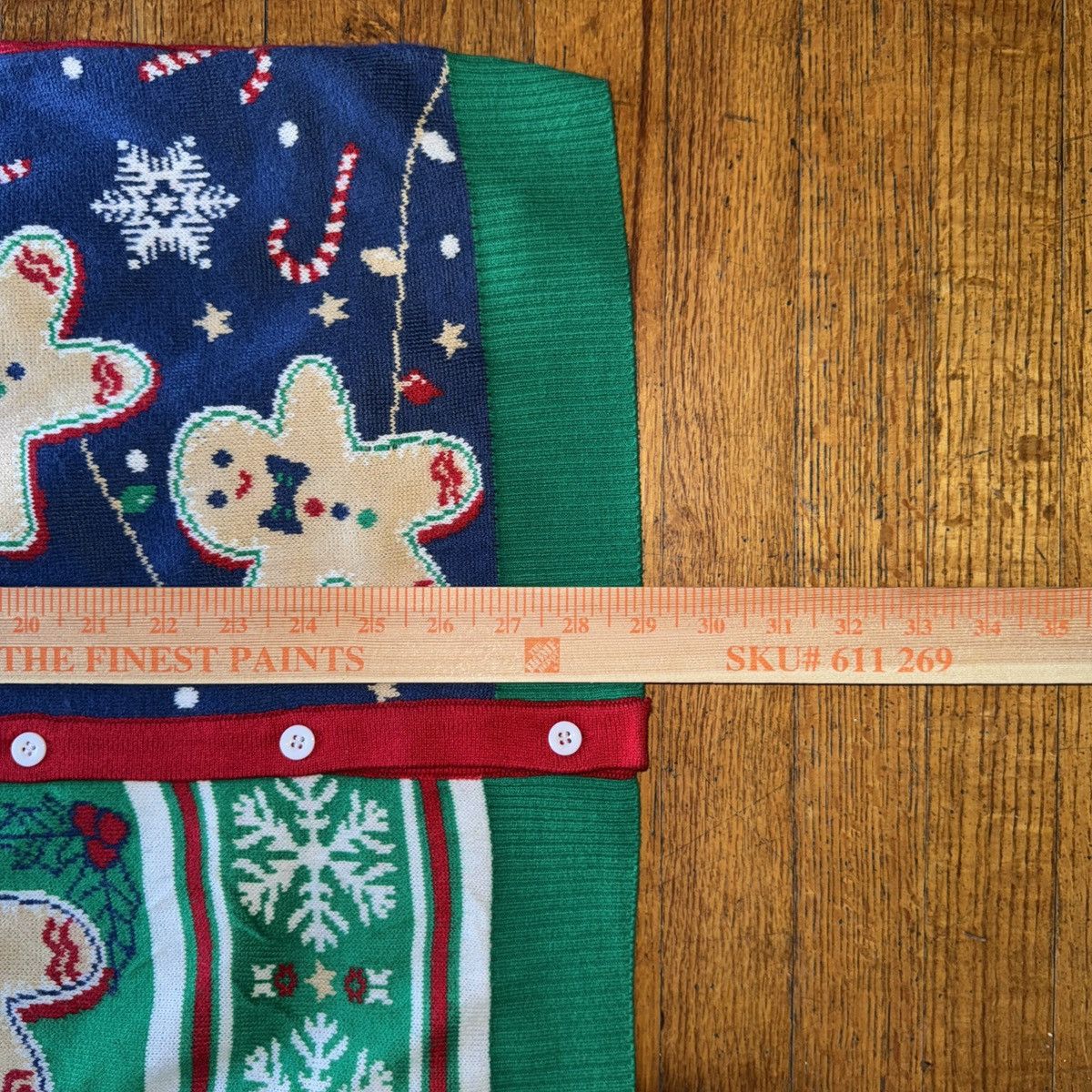 Vintage Gingerbread holiday cardigan long sleeve button up Size M / US 6-8 / IT 42-44 - 5 Thumbnail