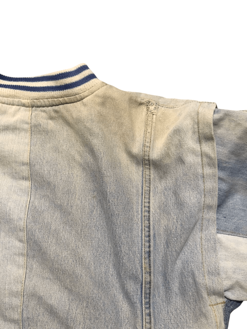 Japanese Brand Very Rare Vintage Denim Jacket Custom By Aris Distressed Size US M / EU 48-50 / 2 - 12 Thumbnail