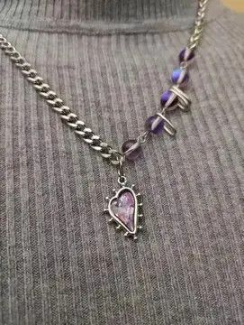 VIBE Heart Punk Necklace Chain Choker Size ONE SIZE - 1 Thumbnail