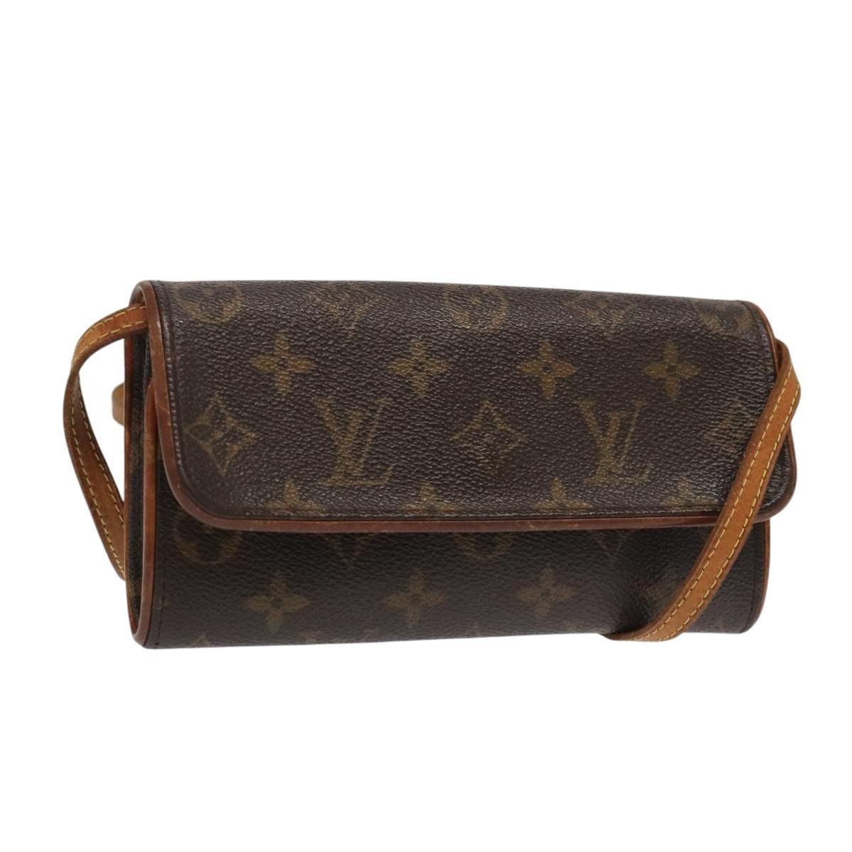 Louis Vuitton Monogram Pochette Twin Pm Shoulder Bag M51854 in Brown, Women's