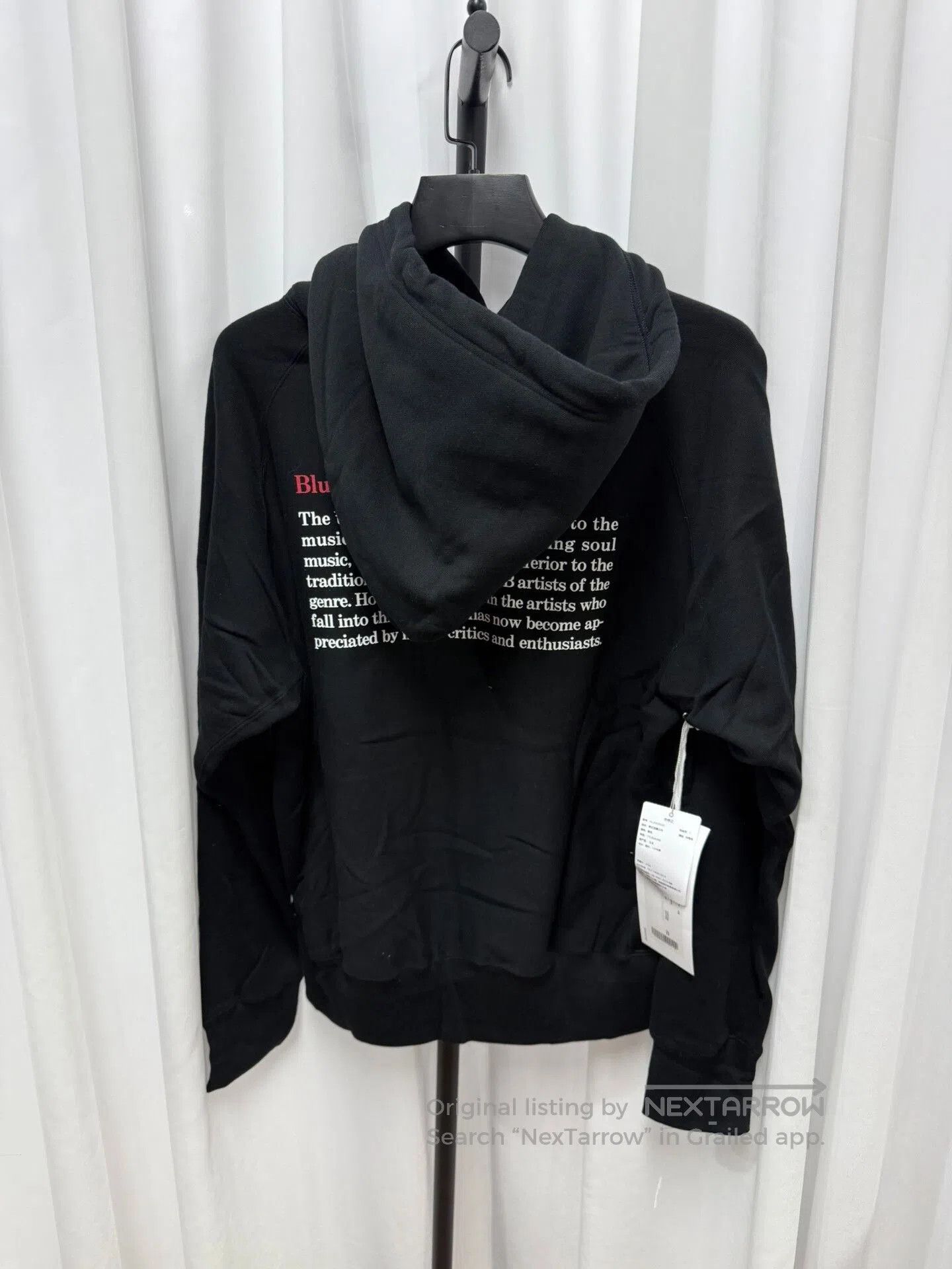 Comme des Garcons Homme Plus Black Soloist Hoodie with Embroidery. Size US M / EU 48-50 / 2 - 5 Thumbnail