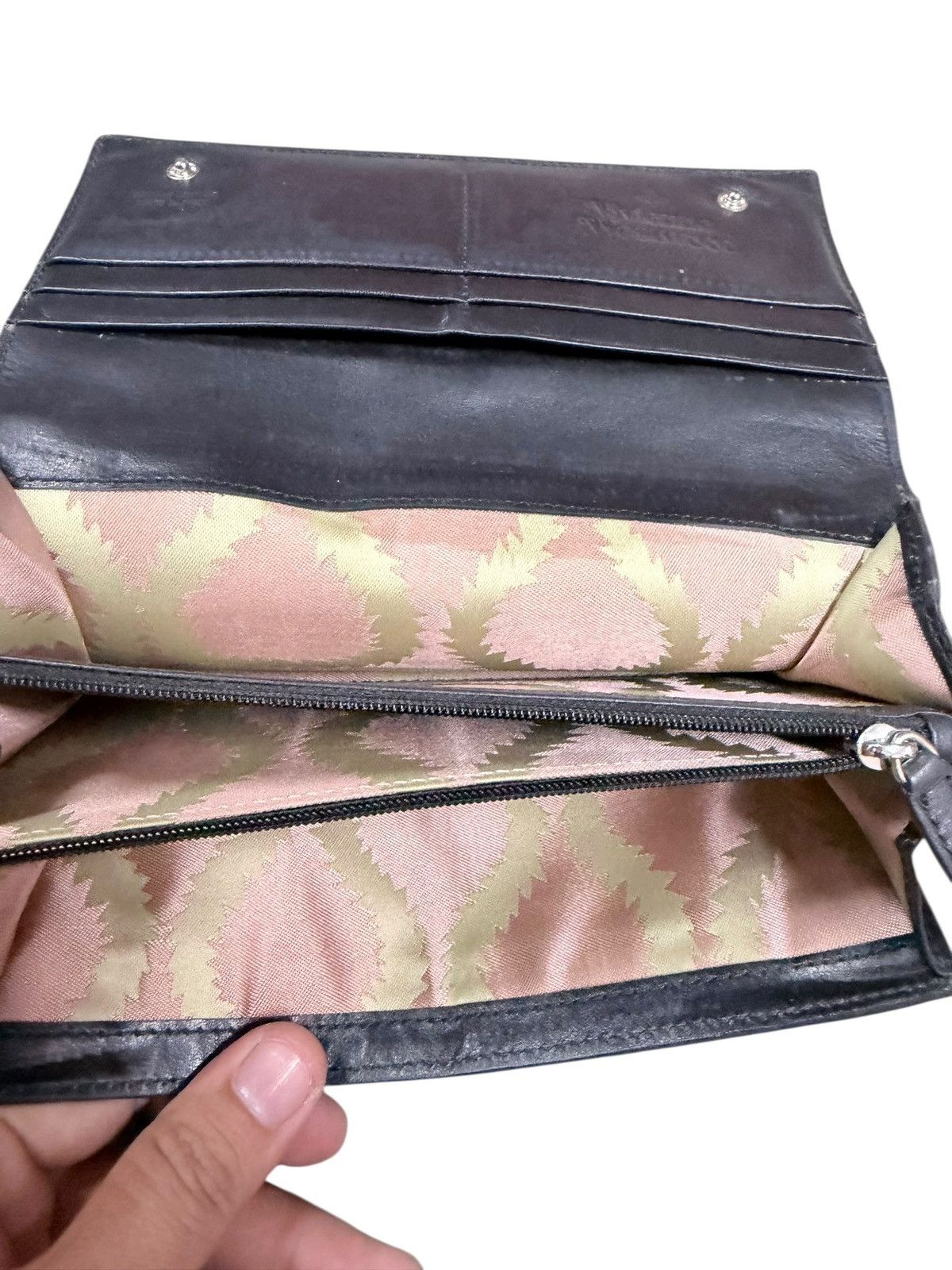 Vivienne Westwood Vivienne Westwood Longwallet Orb Genuiene Leather Size ONE SIZE - 8 Thumbnail
