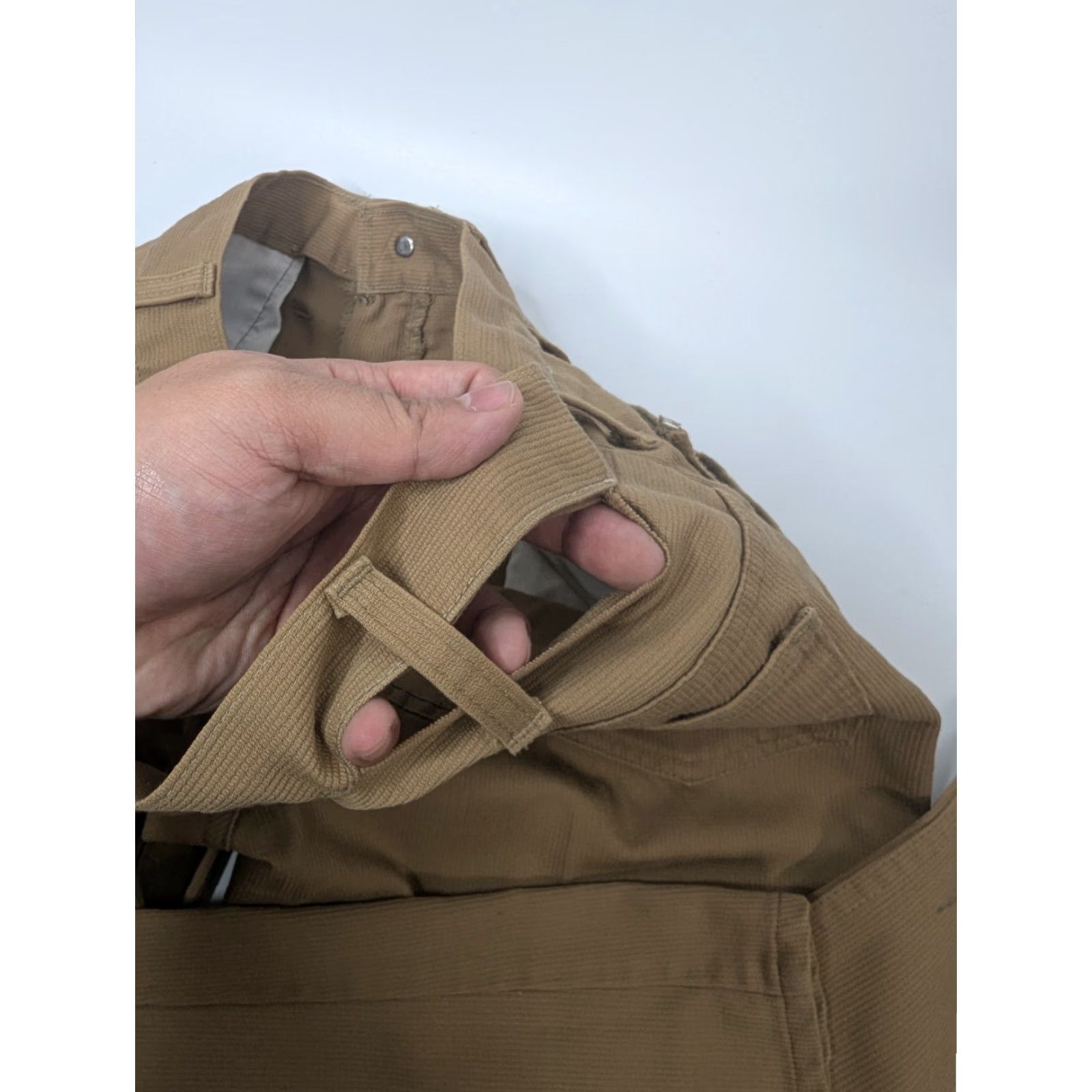 Levi's VTG Levis Pants Khaki Mens Big E Black Label Trouser Talon Zipper 32x27 Size US 32 / EU 48 - 4 Thumbnail