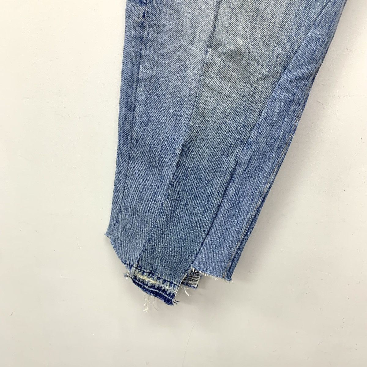 Frame FRAME Blue Washed Vintage Irregular Hem Denim Pants K26WX Size 28" / US 6 / IT 42 - 5 Thumbnail