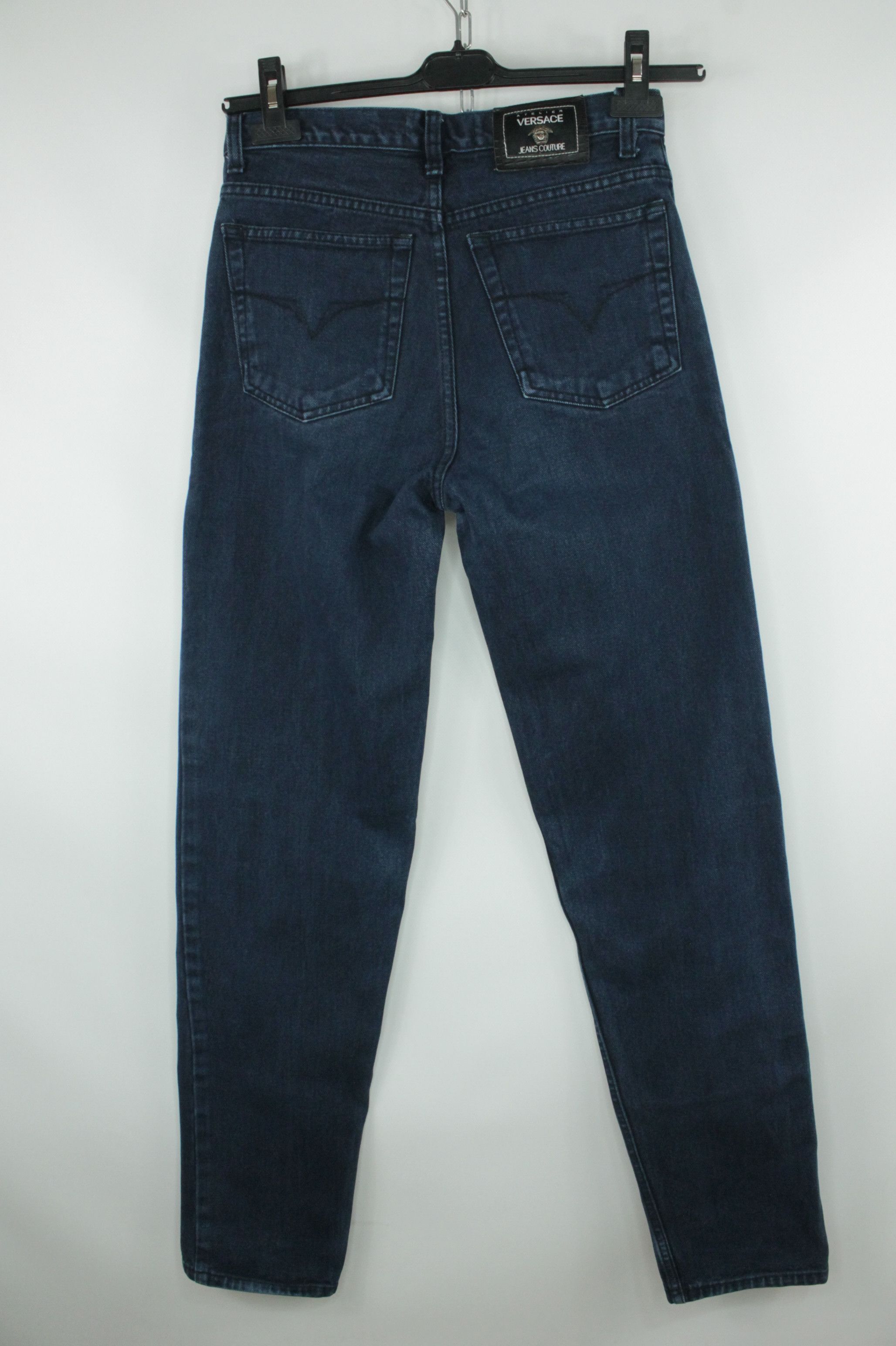Versace Jeans Couture Vintage Versace Jeans Couture Blue Denim Jeans Size US 29 - 1 Thumbnail
