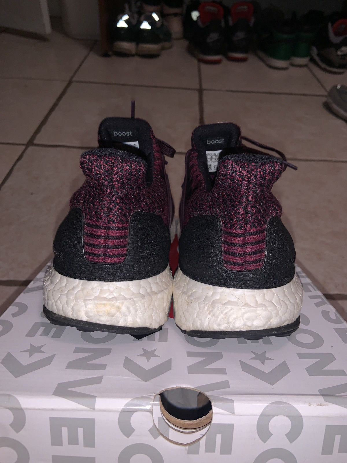 Adidas Women’s Adidas Ultra Boost 3.0 Red Night - Size 9.5 Size US 9.5 / IT 39.5 - 4 Thumbnail