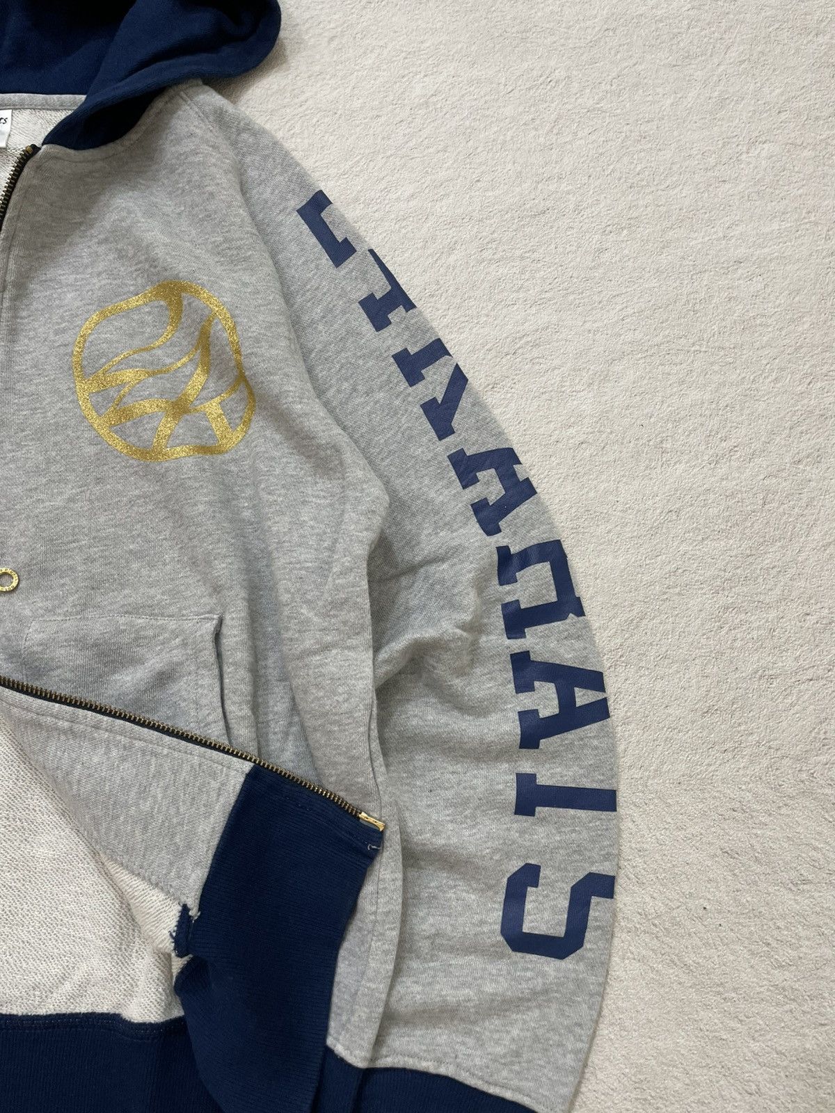 Hysteric Glamour 2000s Hysteric Hooded 24karats Stay Gold Graphic Zip Y2K Size US L / EU 52-54 / 3 - 3 Thumbnail