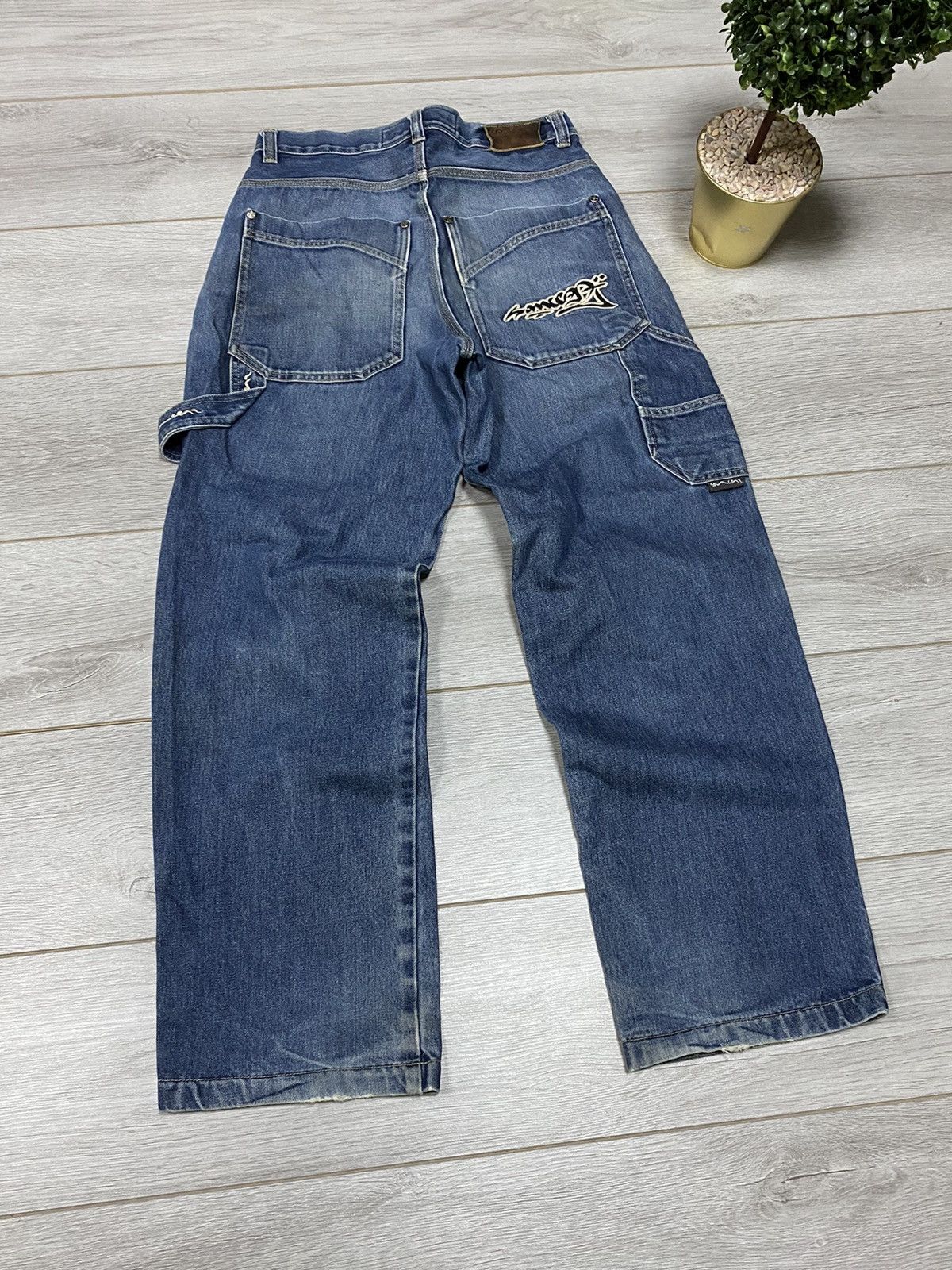 Vintage Vintage 90s Sancezz RARE Jnco style Baggy Denim Jeans Size US 30 / EU 46 - 3 Thumbnail