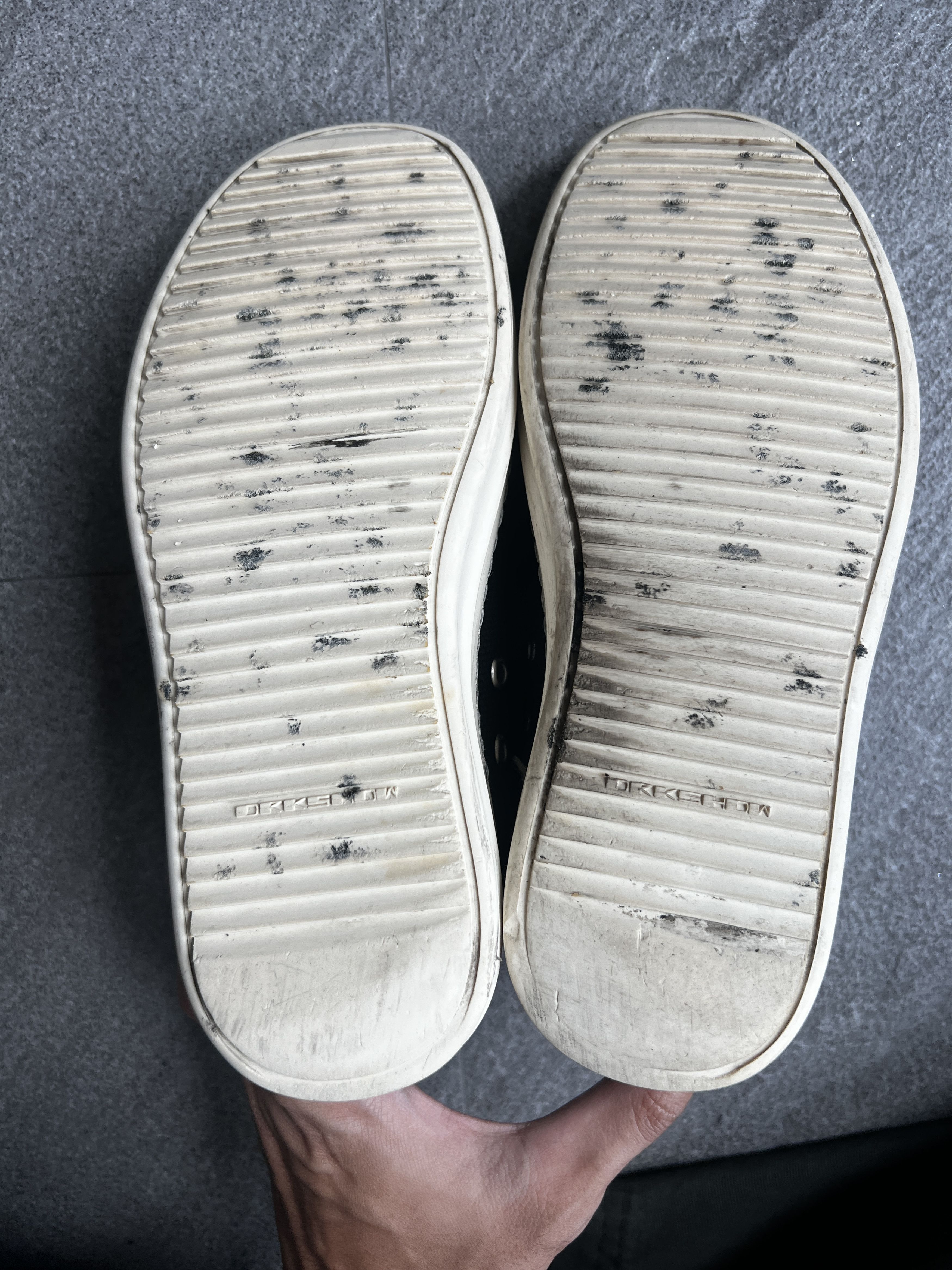 Rick Owens Drkshdw *Smallest Rare* Rick Owens DRKSHDW Canvas Low Sneakers EU35 Size US 5 / IT 35 - 12 Thumbnail