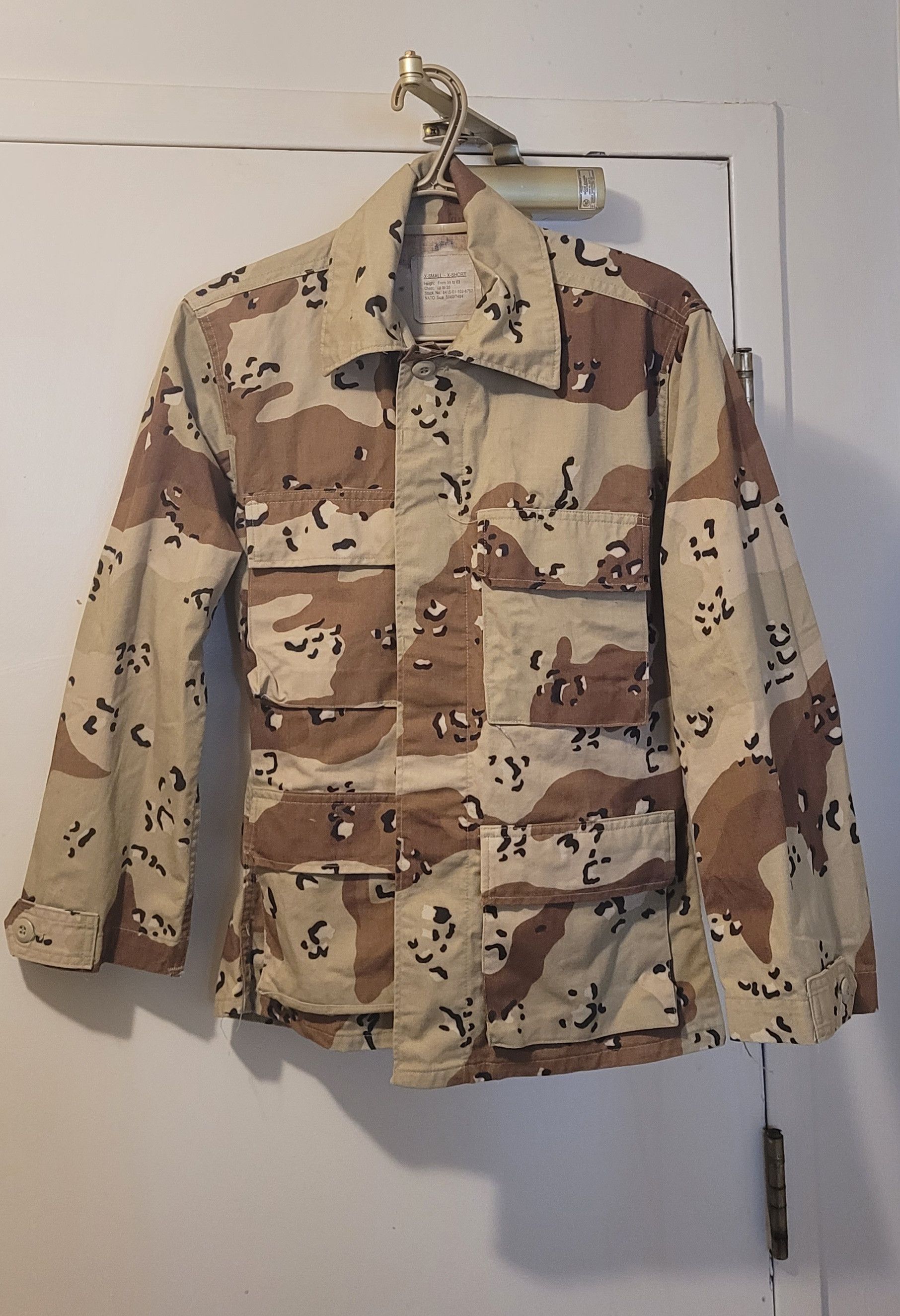 American Apparel 1991 US Issue Desert BDU Combat Coat Size US S / EU 44-46 / 1 - 2 Thumbnail