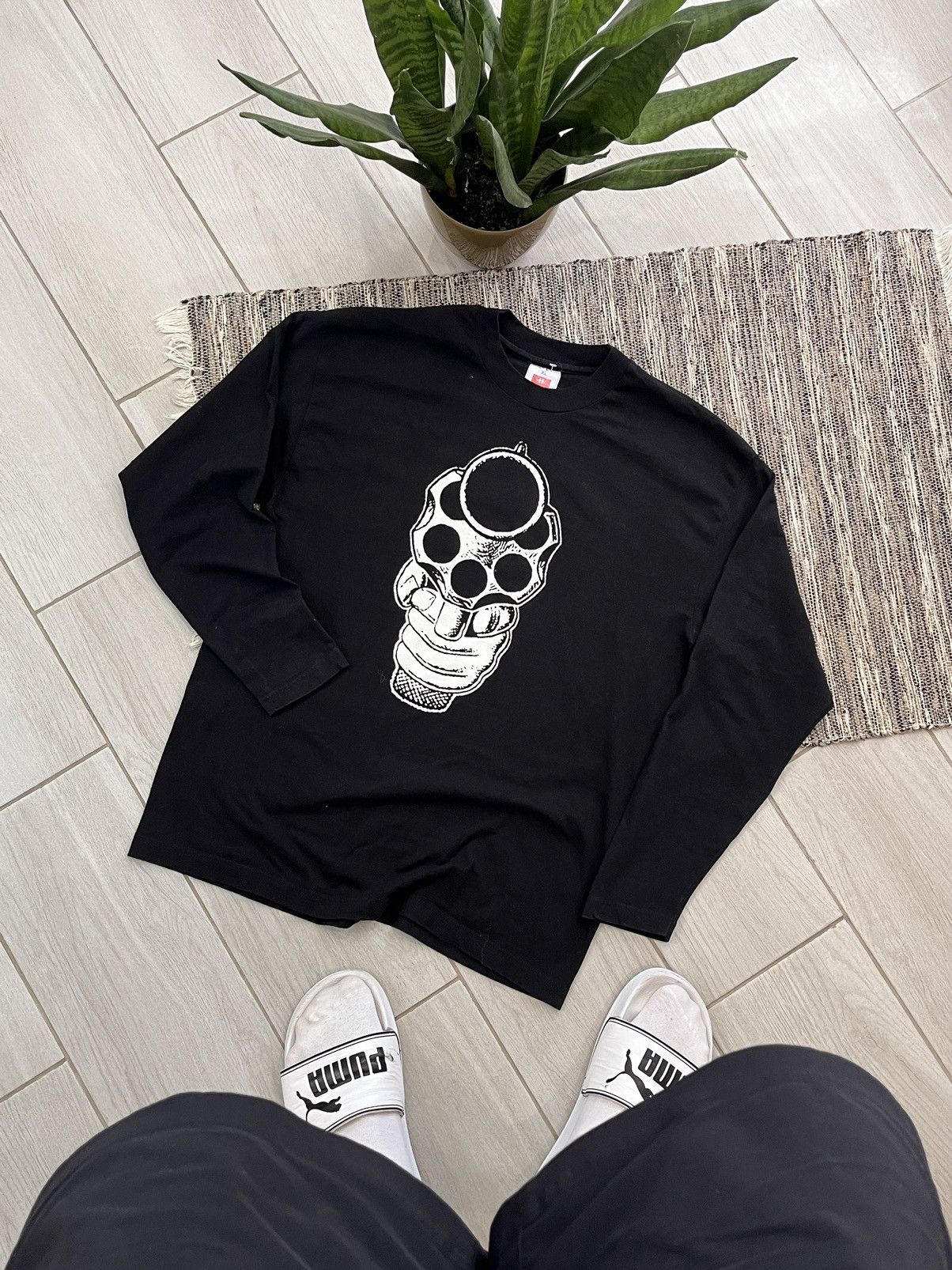 Vintage Vintage Longsleeve ANTiSEEN Hell 95s rock merch size XL Size US XL / EU 56 / 4 - 1 Thumbnail