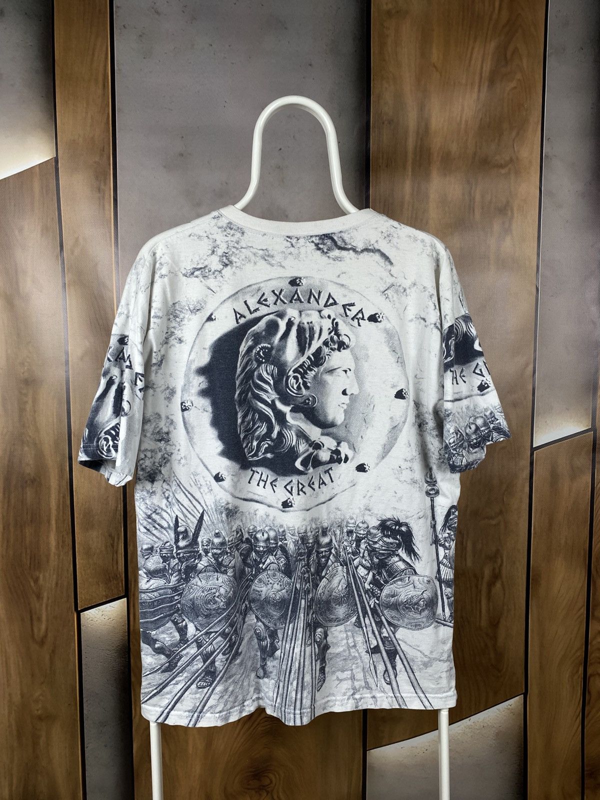 Vintage 📚Vintage 90s T-Shirt Alexander The Great VTG Tee📚 Size US L / EU 52-54 / 3 - 2 Thumbnail