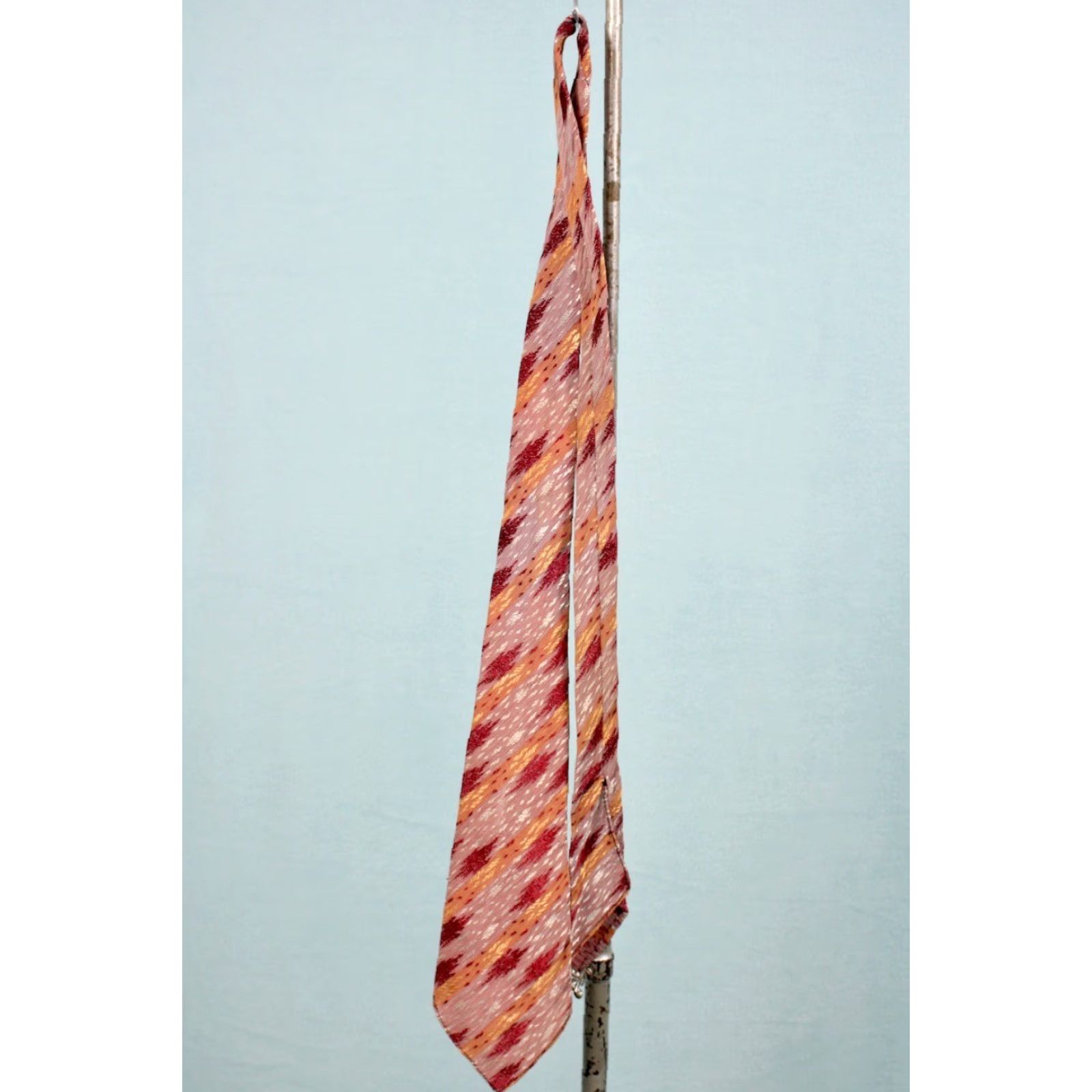 Vintage VTG 1930s Red & Yellow Abstract Pattern Necktie Men’s Tie 30s Rayon Vintage Condition Mens Size ONE SIZE - 8 Thumbnail