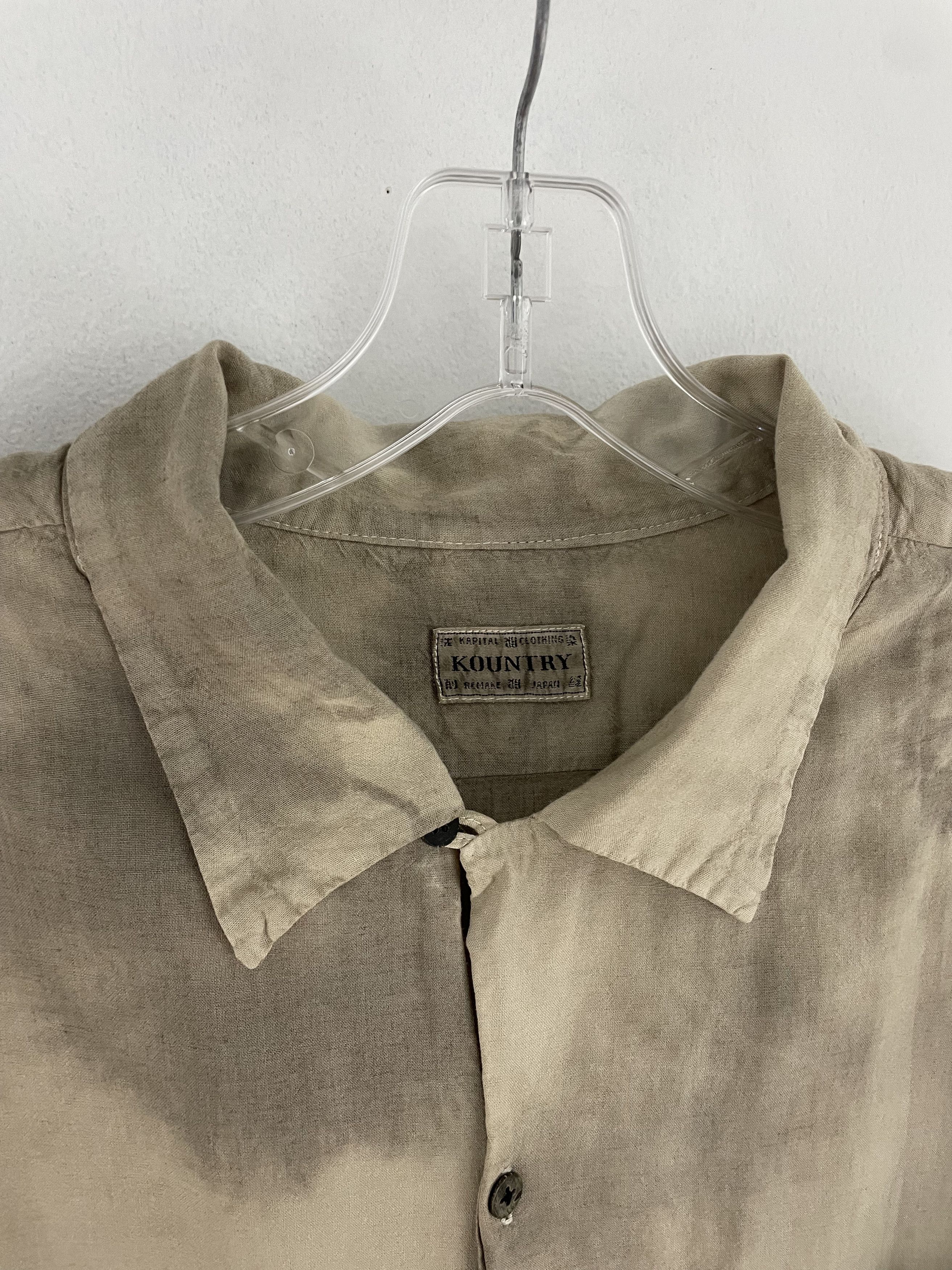 Kapital Oversized Acid Wash Buttonup Size US L / EU 52-54 / 3 - 3 Thumbnail