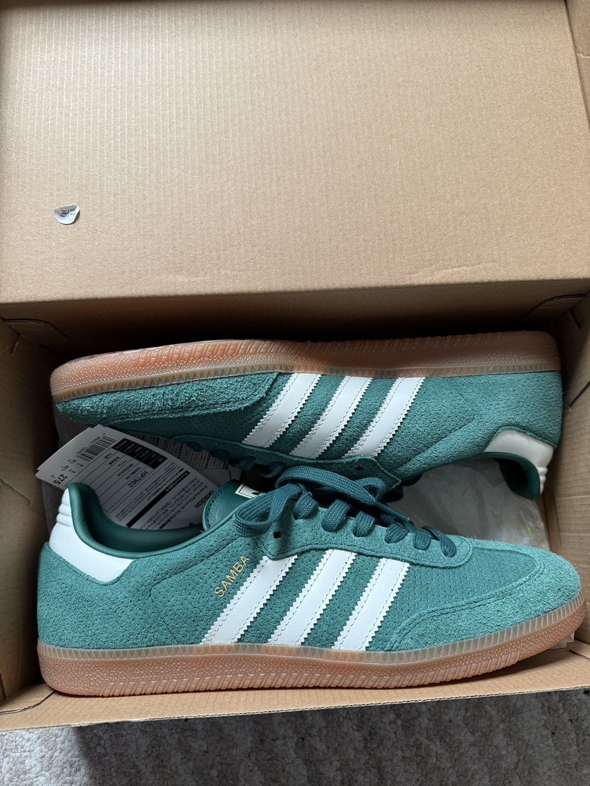 Adidas Adidas Samba OG Collegiate Green Gum Size US 9.5 / EU 42-43 - 1 Thumbnail
