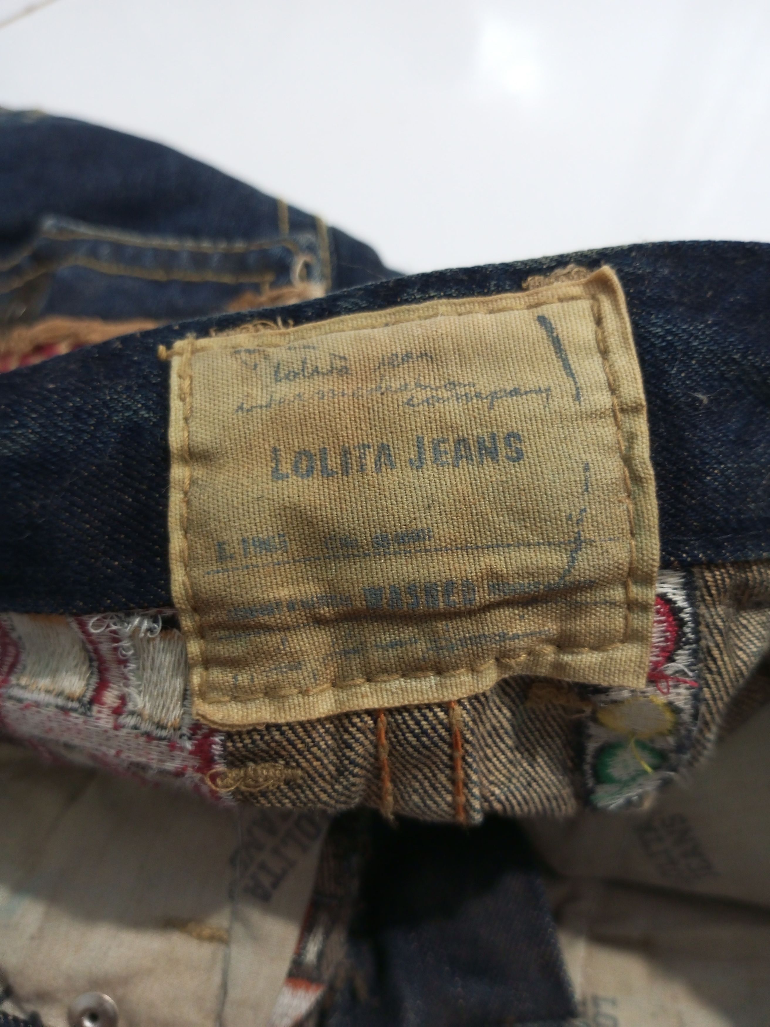 20471120 Yoshitomo nara x LOLITA Jeans Concert Club "scholl zone" Size US 29 - 10 Thumbnail